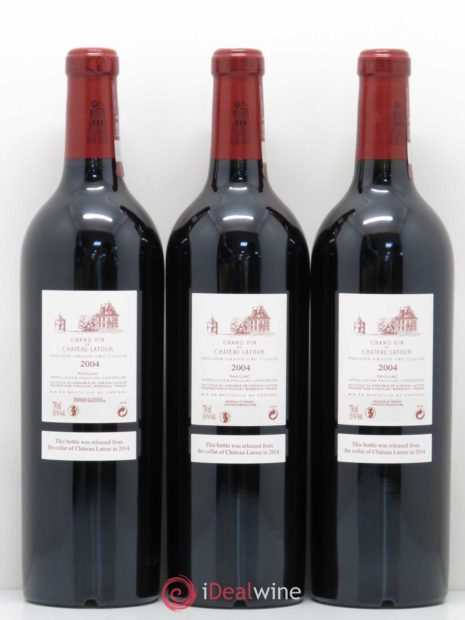 Château Latour 1er Grand Cru Classé 2004 - Lot de 12 bouteilles - 2