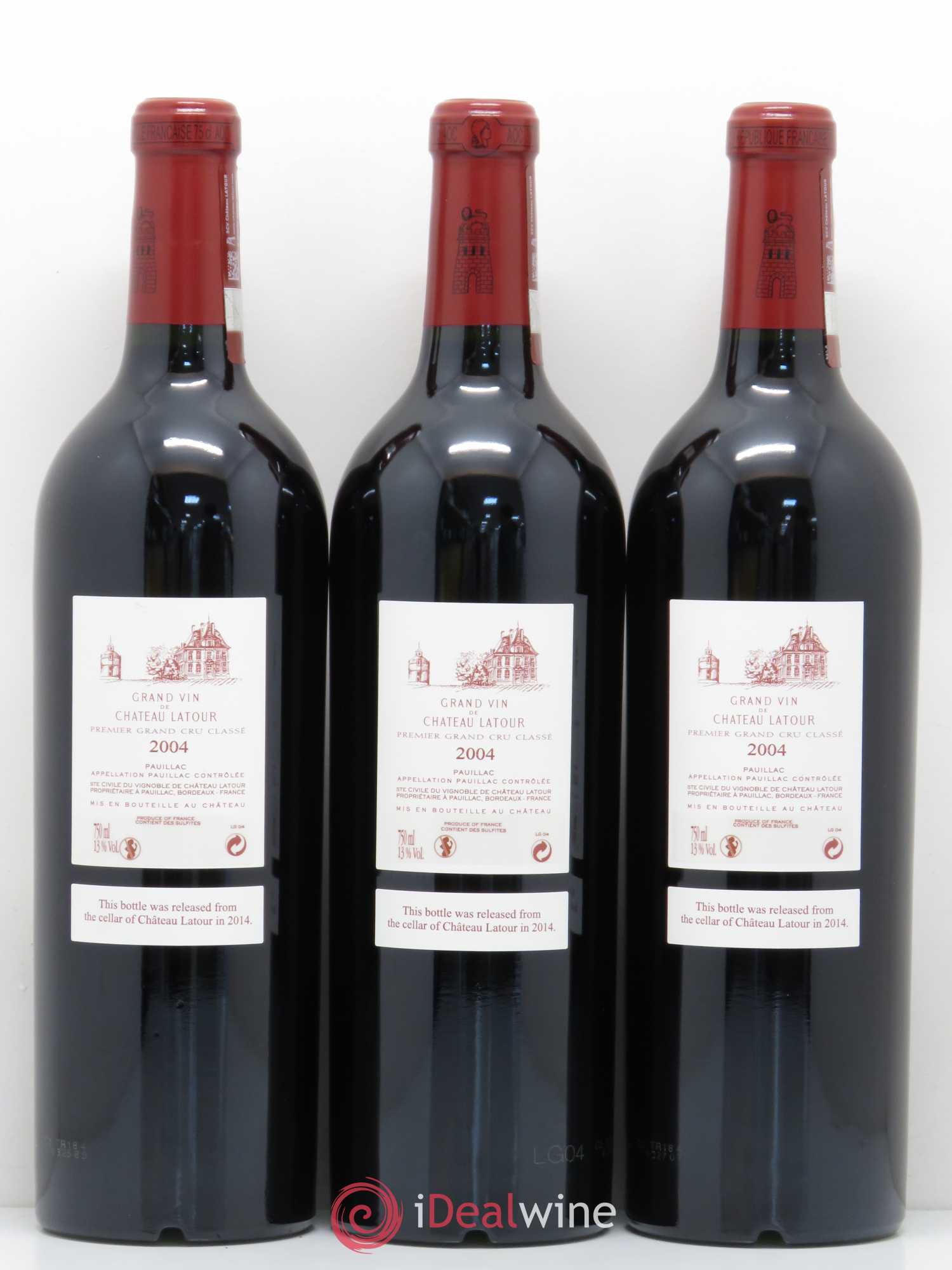 Château Latour 1er Grand Cru Classé 2004 - Lot de 12 bouteilles - 4