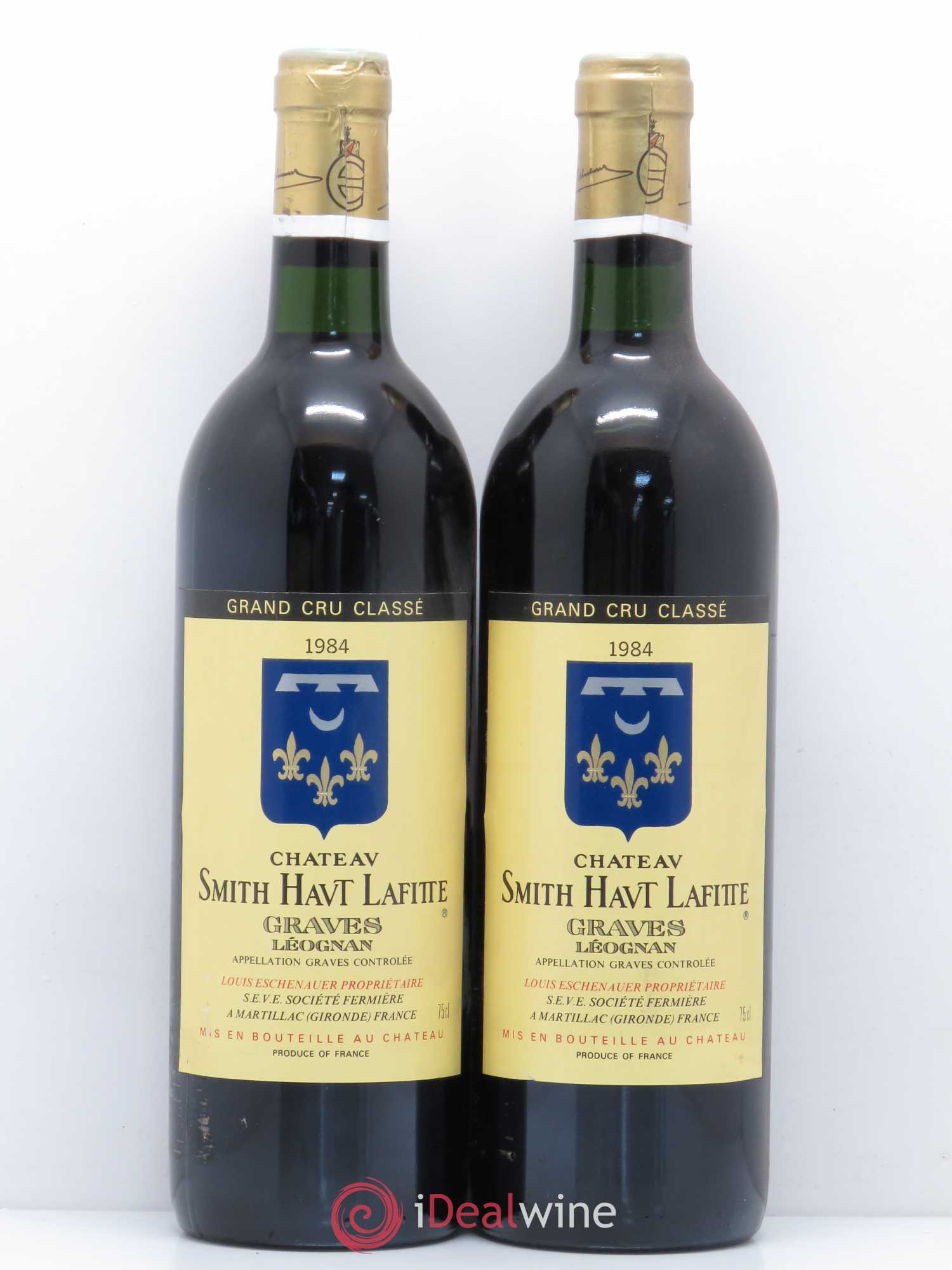 Château Smith Haut Lafitte Cru Classé de Graves 1984 - Lot de 2 bouteilles - 0