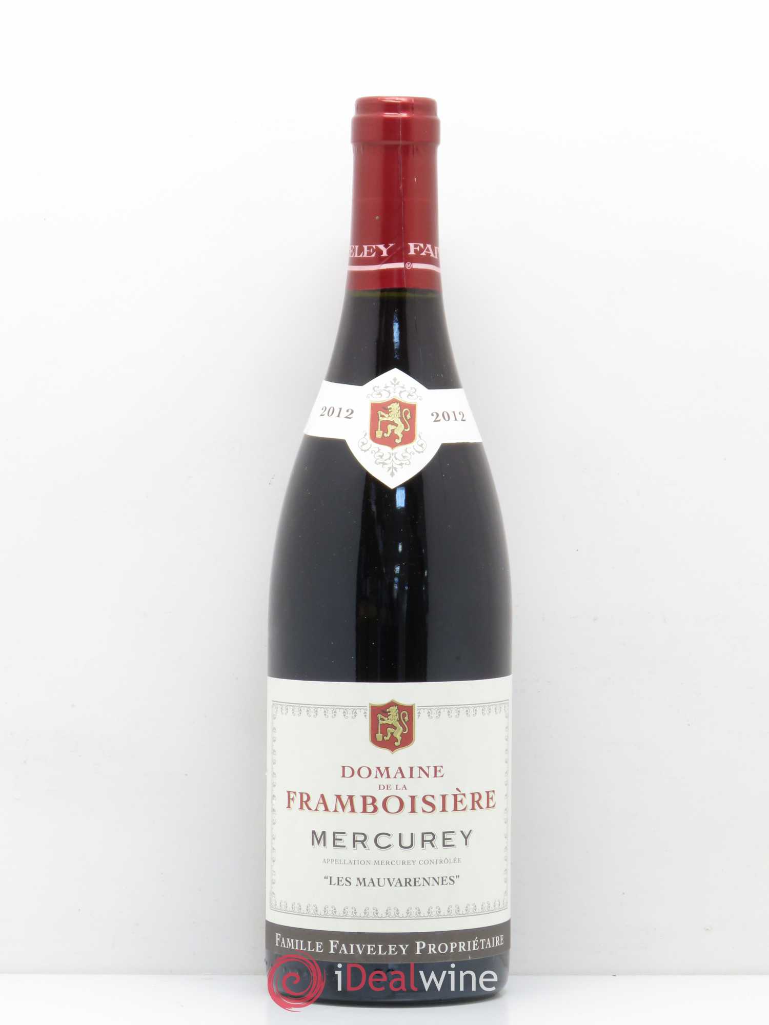 Mercurey Les Mauvarennes Domaine de La Framboisiere 2012 - Posten von 1 Flasche - 0