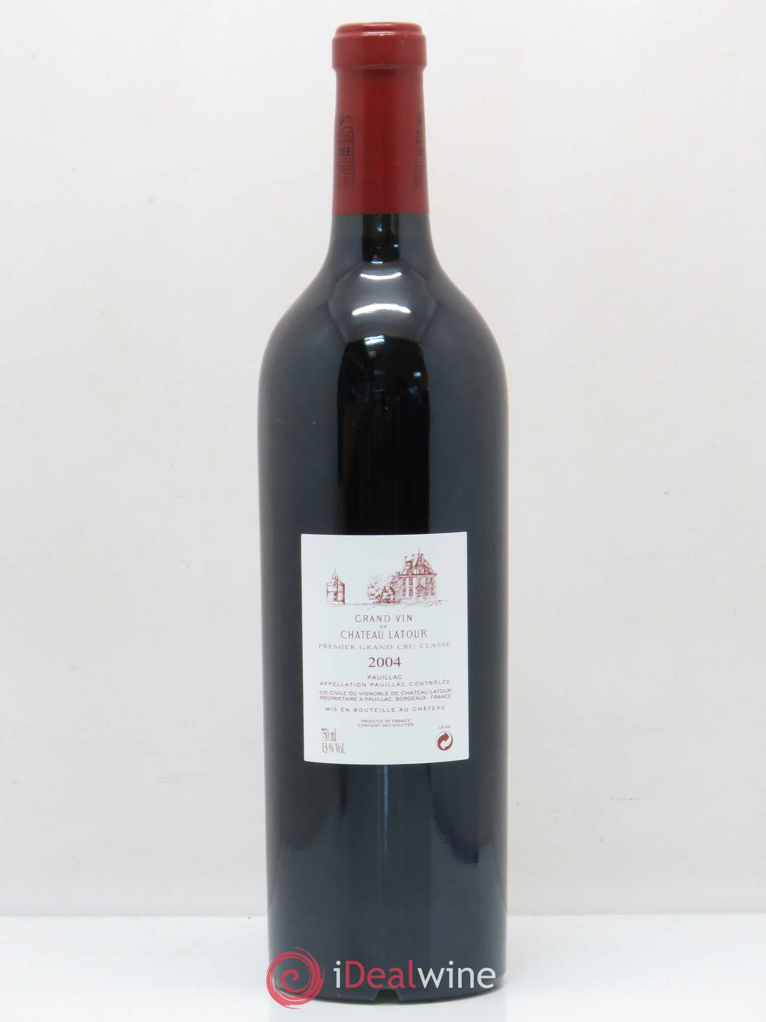 Château Latour 1er Grand Cru Classé 2004 - Lot de 1 bouteille - 1