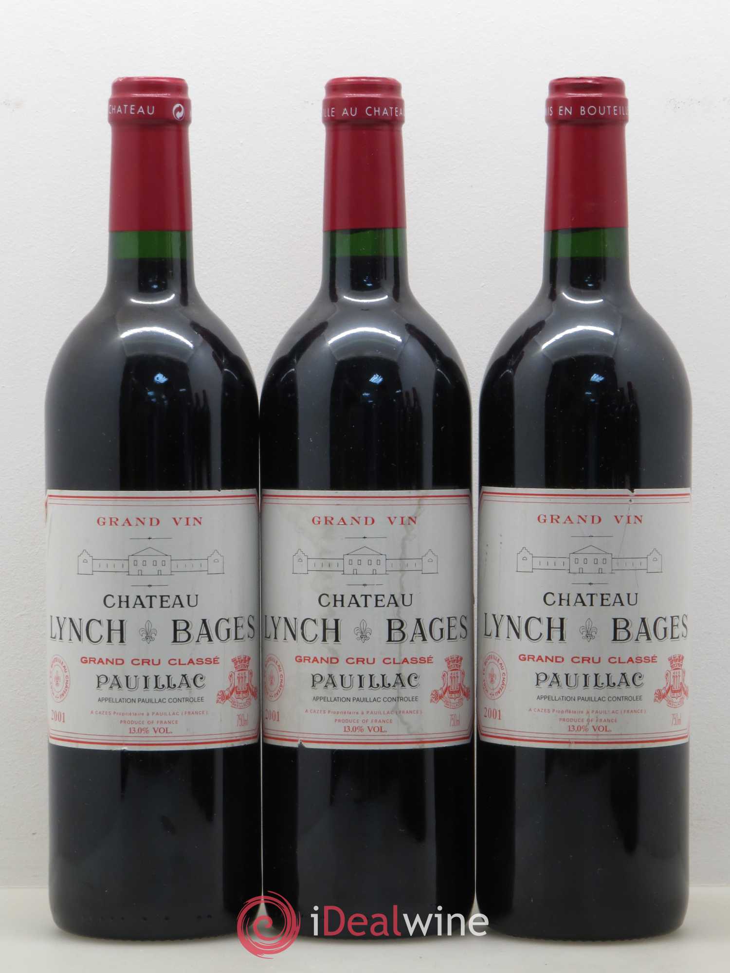 Château Lynch Bages 5ème Grand Cru Classé 2001 - Lot de 6 bouteilles - 2