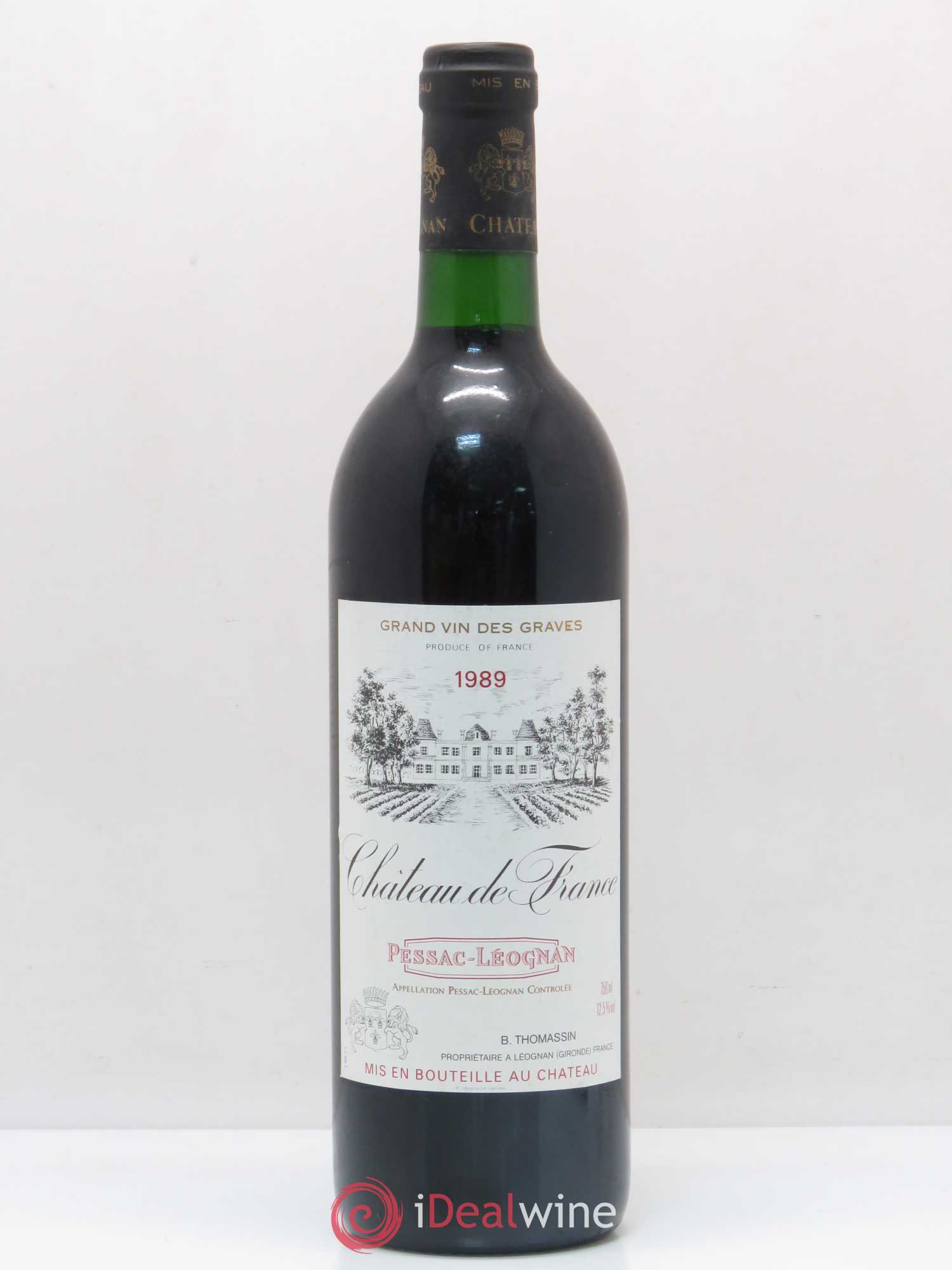 Château de France 1989 - Lot de 1 bouteille - 0