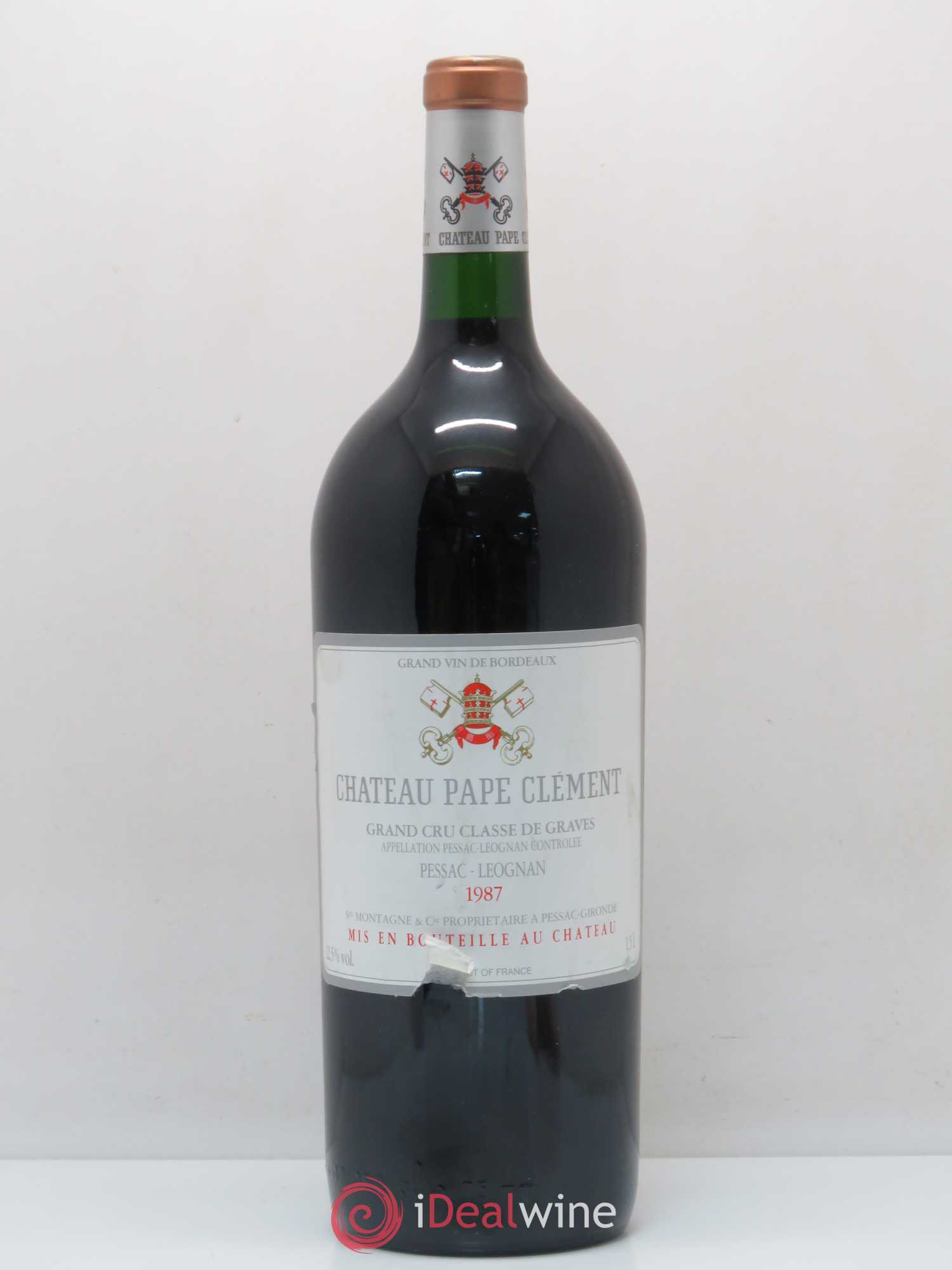 Château Pape Clément Cru Classé de Graves 1987 - Lot de 1 magnum - 0