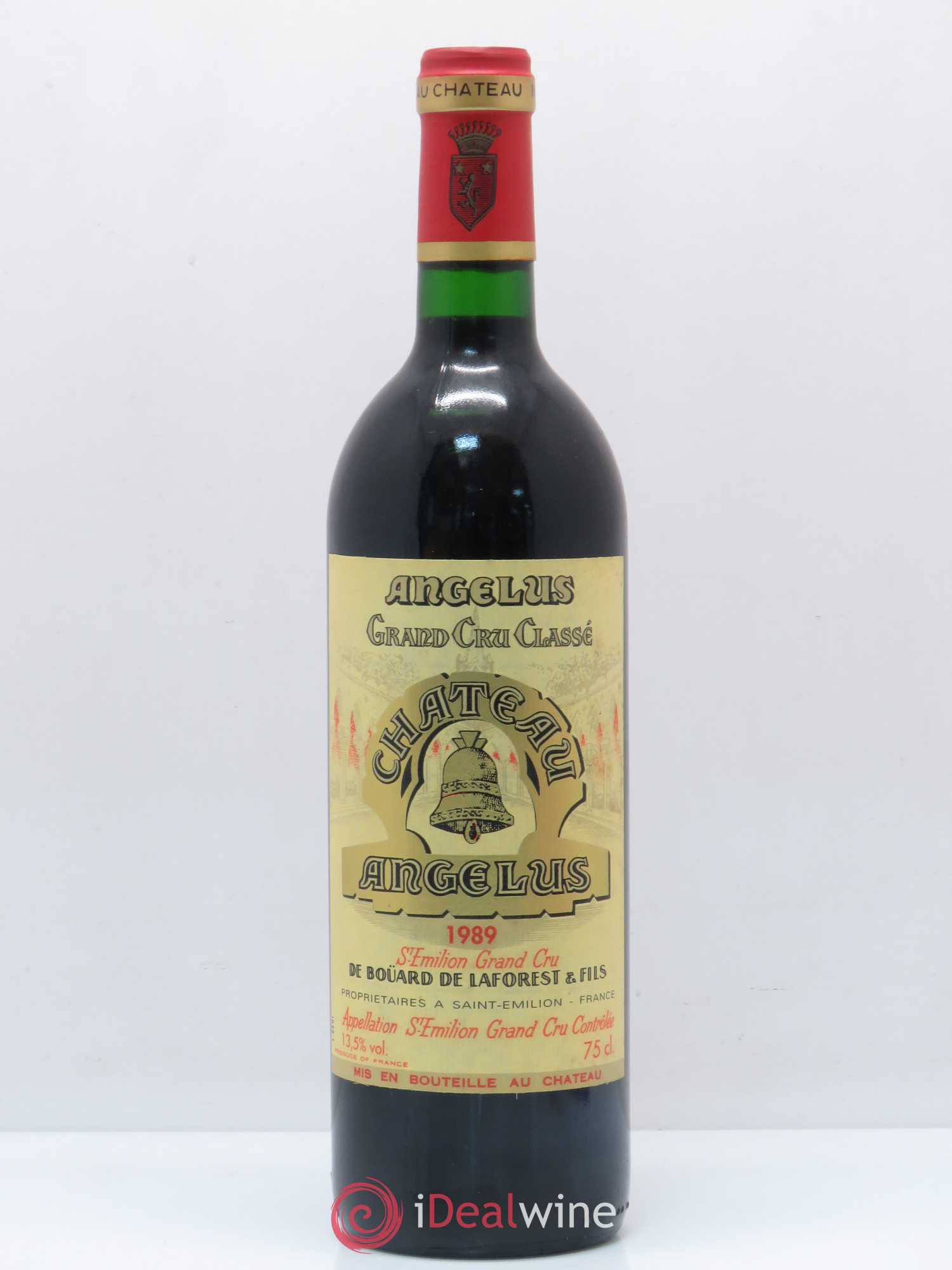Château Angélus 1er Grand Cru Classé A 1989 - Lot de 1 bouteille - 0