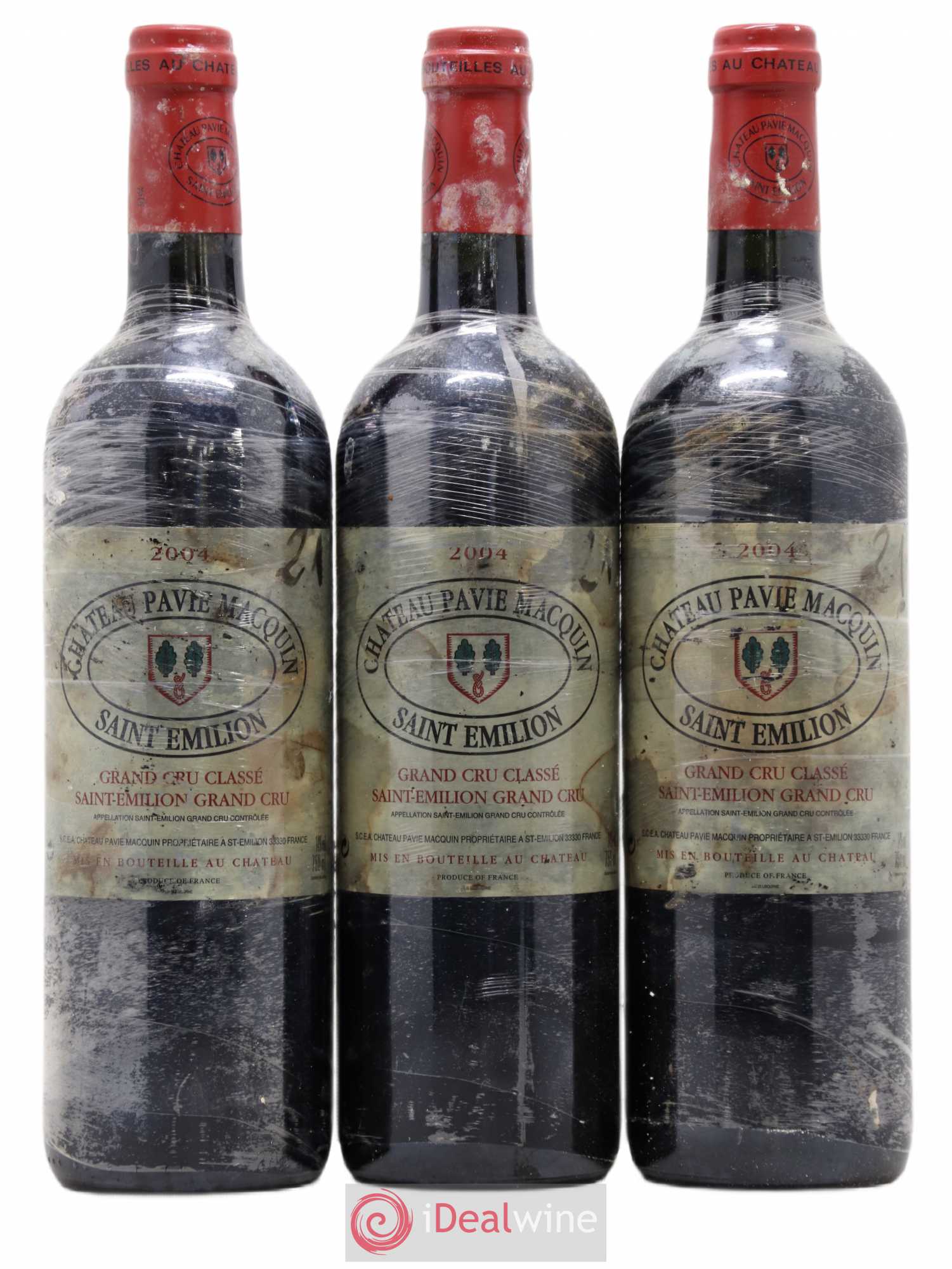 Château Pavie Macquin 1er Grand Cru Classé B (sans prix de réserve) 2004 - Lot de 3 bouteilles - 0