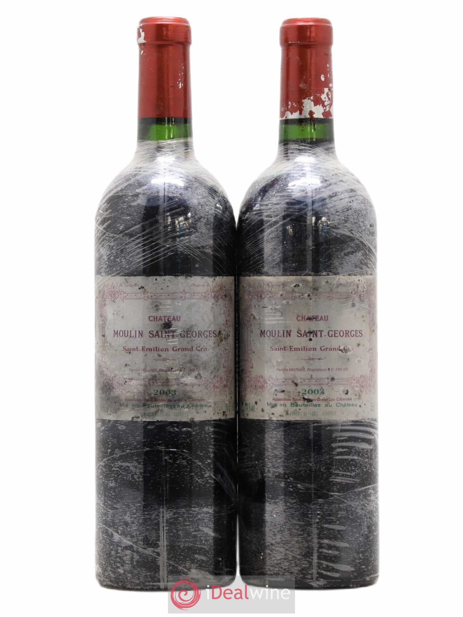 Château Moulin Saint Georges 2003 - Lot de 2 bouteilles - 0