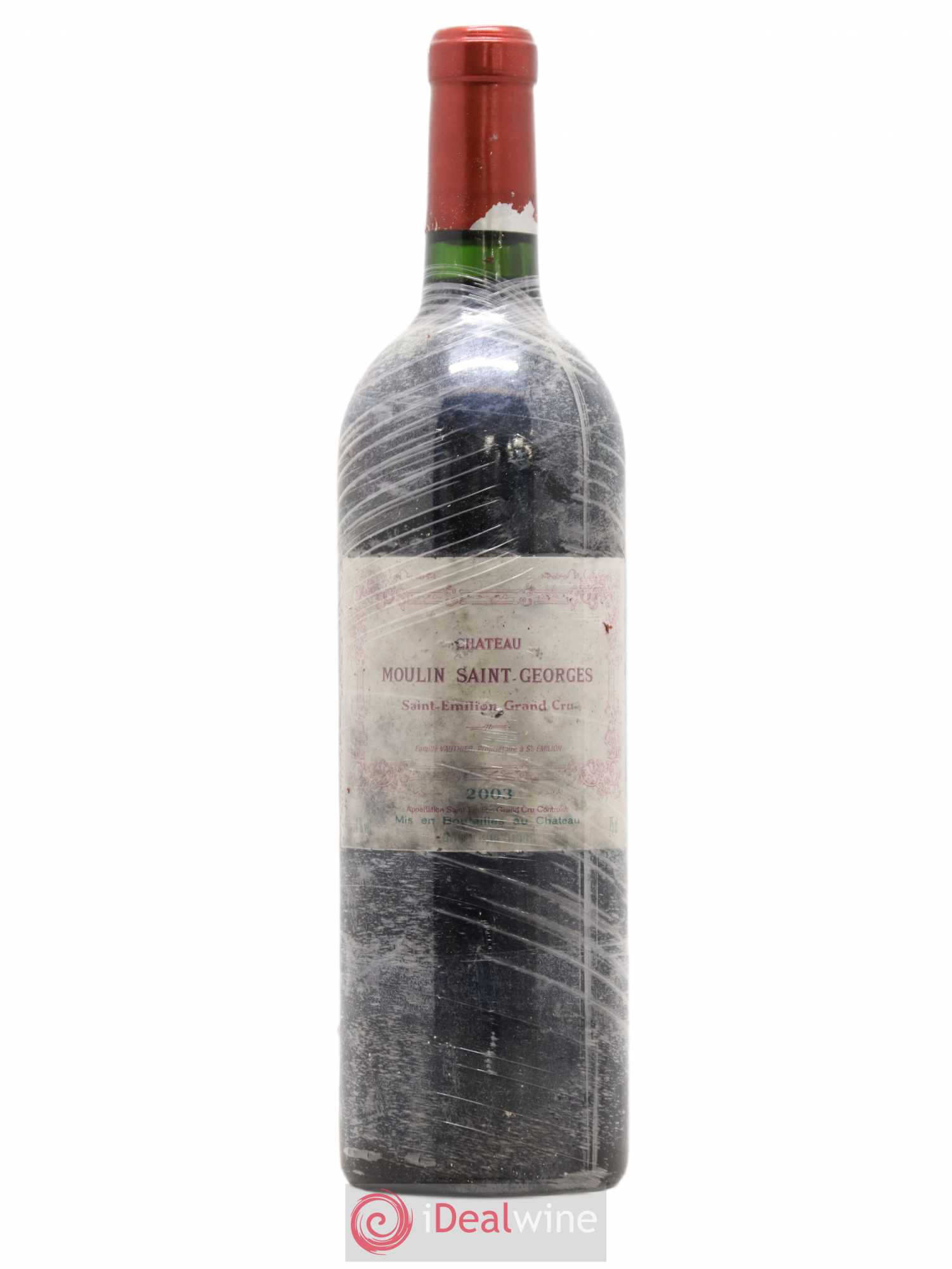 Château Moulin Saint Georges 2003 - Lot de 1 bouteille - 0