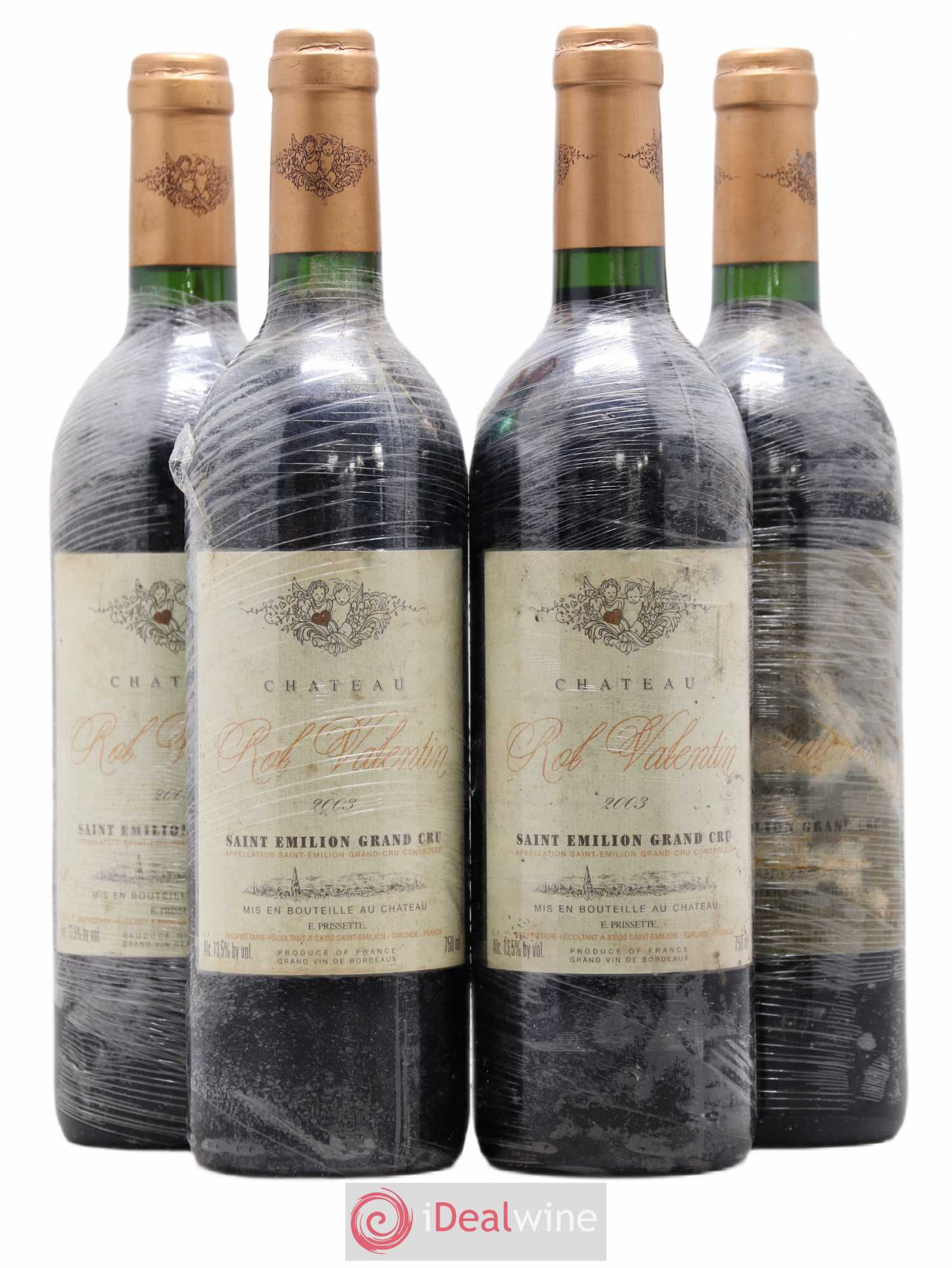 Château Rol Valentin Grand Cru Classé 2003 - Posten von 4 Flaschen - 0