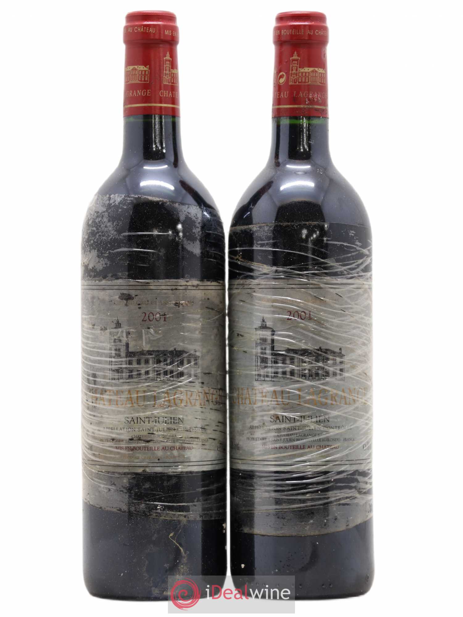 Château Lagrange 3ème Grand Cru Classé 2001 - Lot de 2 bouteilles - 0