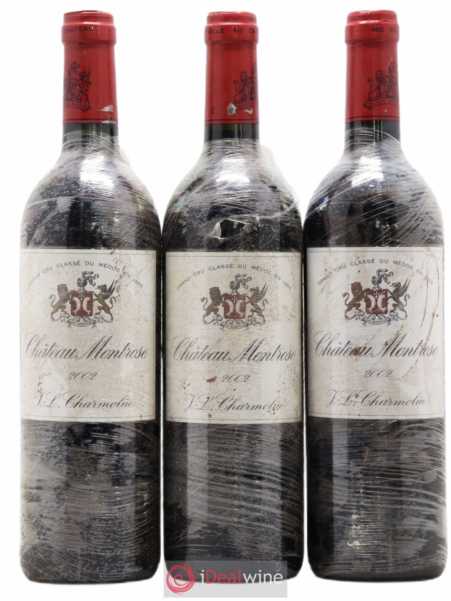 Château Montrose 2ème Grand Cru Classé (sans prix de réserve) 2002 - Lot de 3 bouteilles - 0