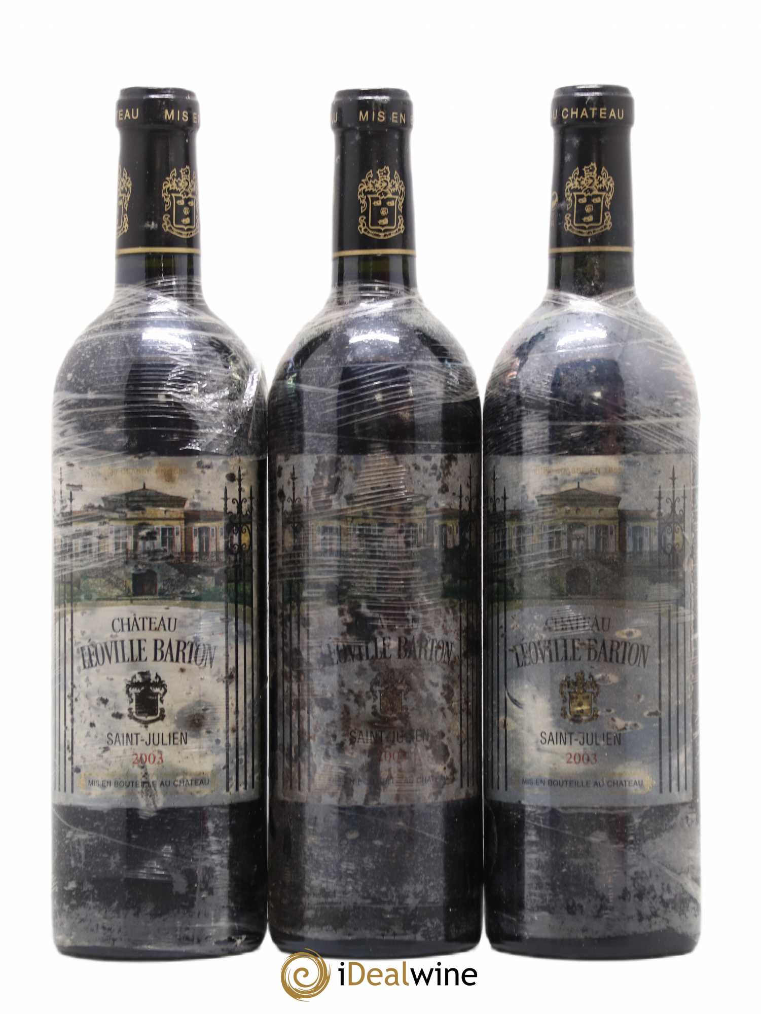 Château Léoville Barton 2ème Grand Cru Classé (sans prix de réserve) 2003 - Lot de 3 bouteilles - 0