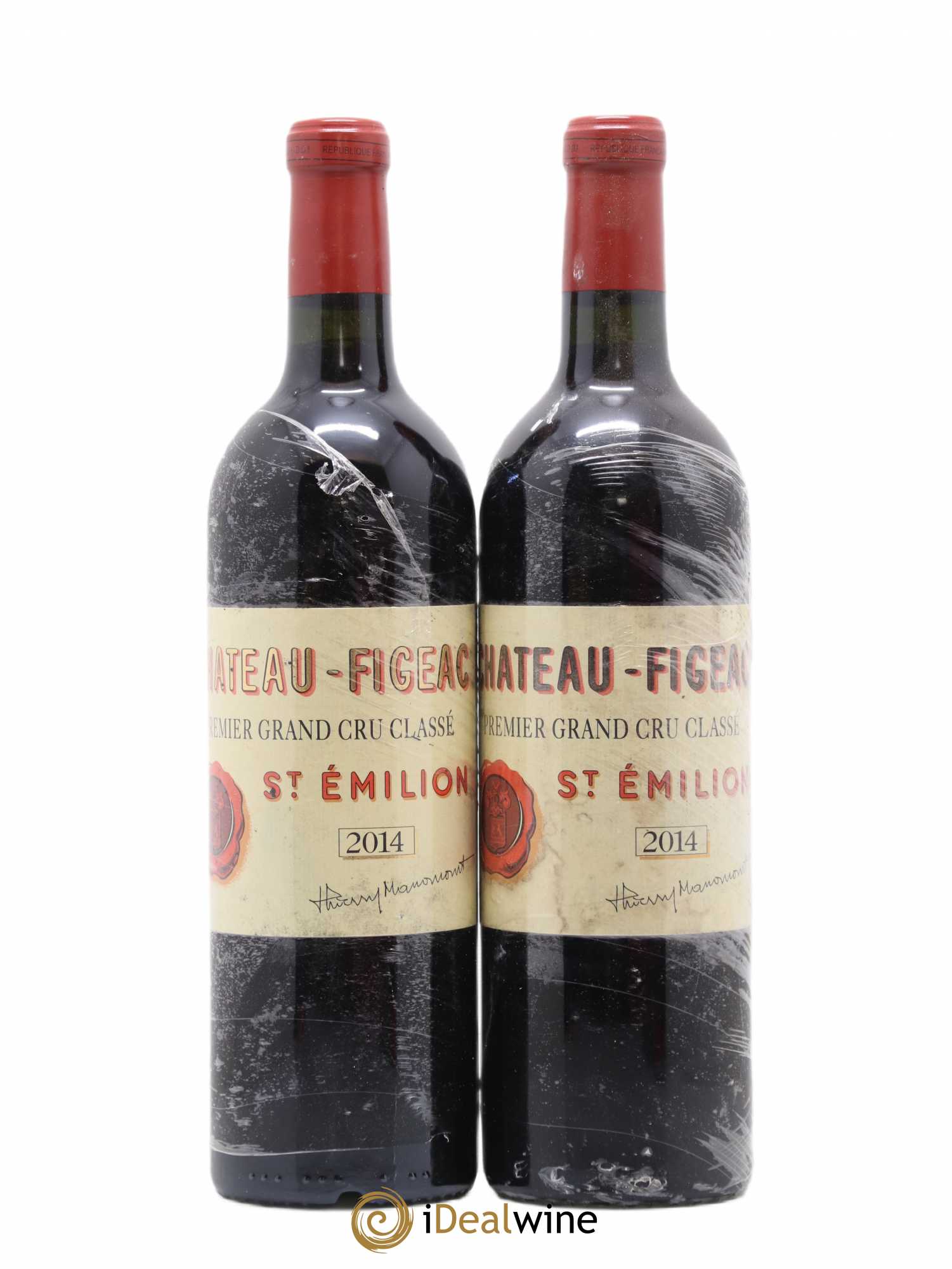 Château Figeac 1er Grand Cru Classé A 2014 - Lot de 2 bouteilles - 0