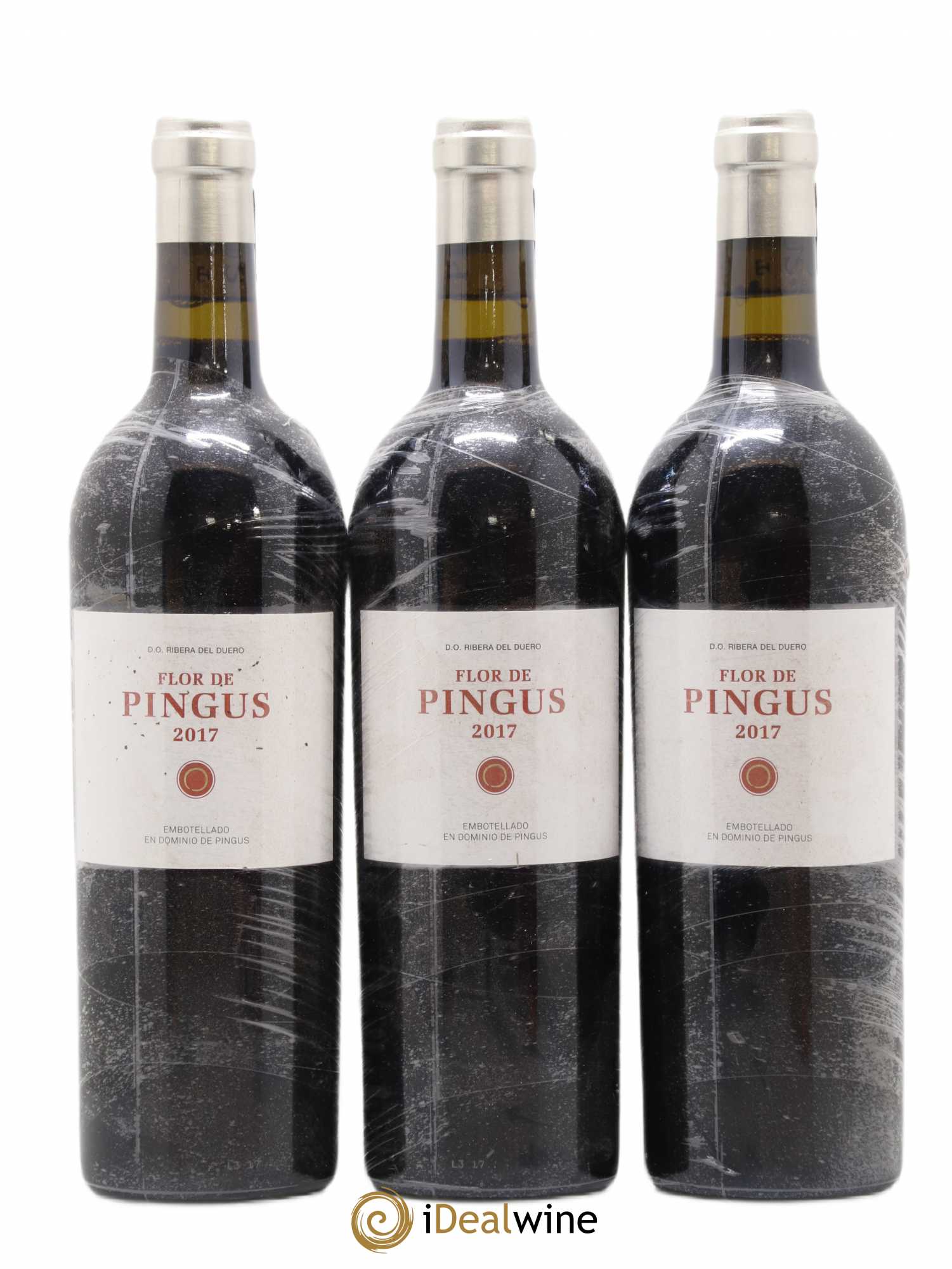 Ribera Del Duero Flor de Pingus Dominio de Pingus - Peter Sisseck (sans prix de réserve) 2017 - Lot de 3 bouteilles - 0