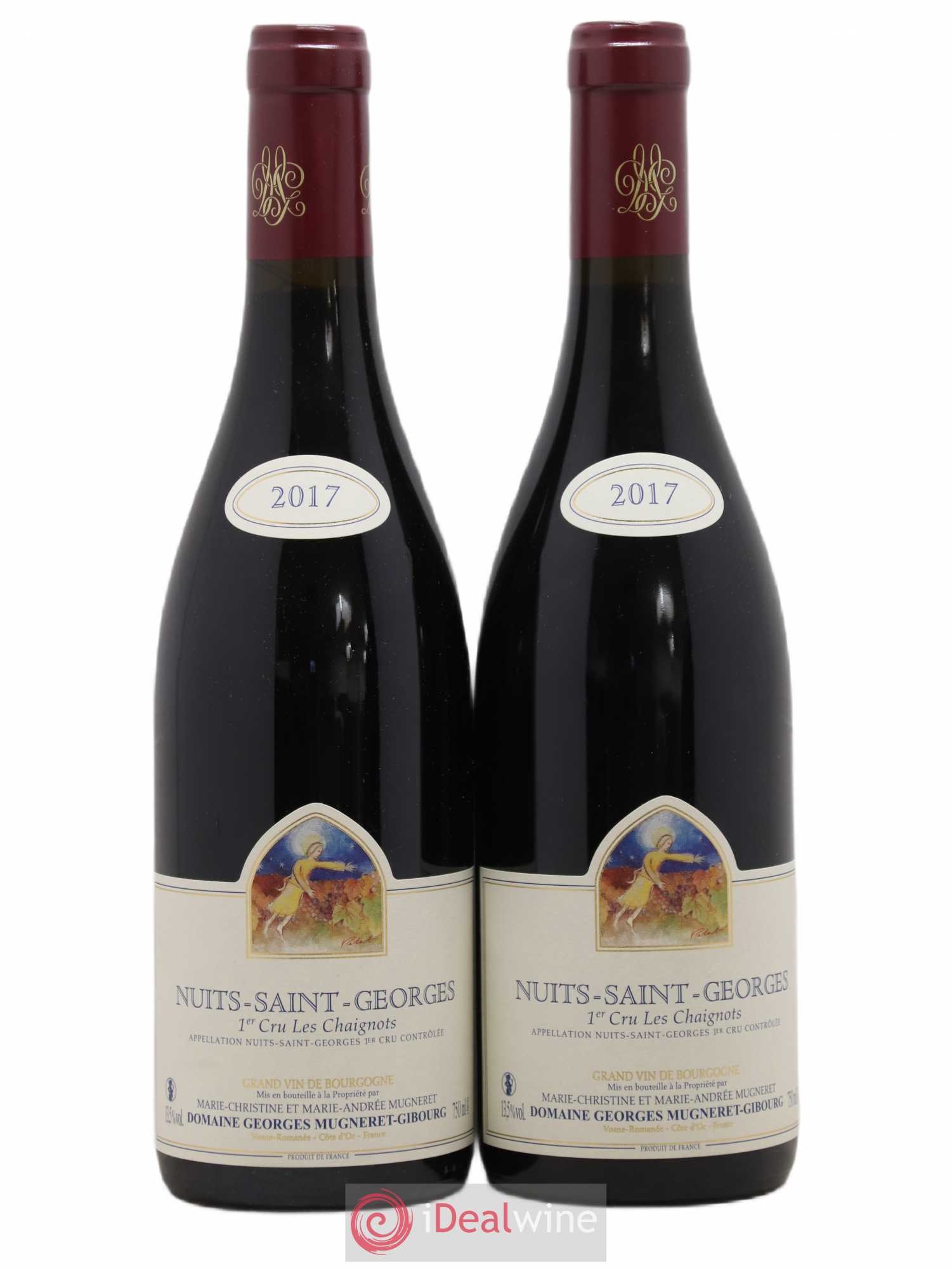 Nuits-Saint-Georges 1er Cru Les Chaignots Georges Mugneret (Domaine) 2017 - Lot de 2 bouteilles - 0