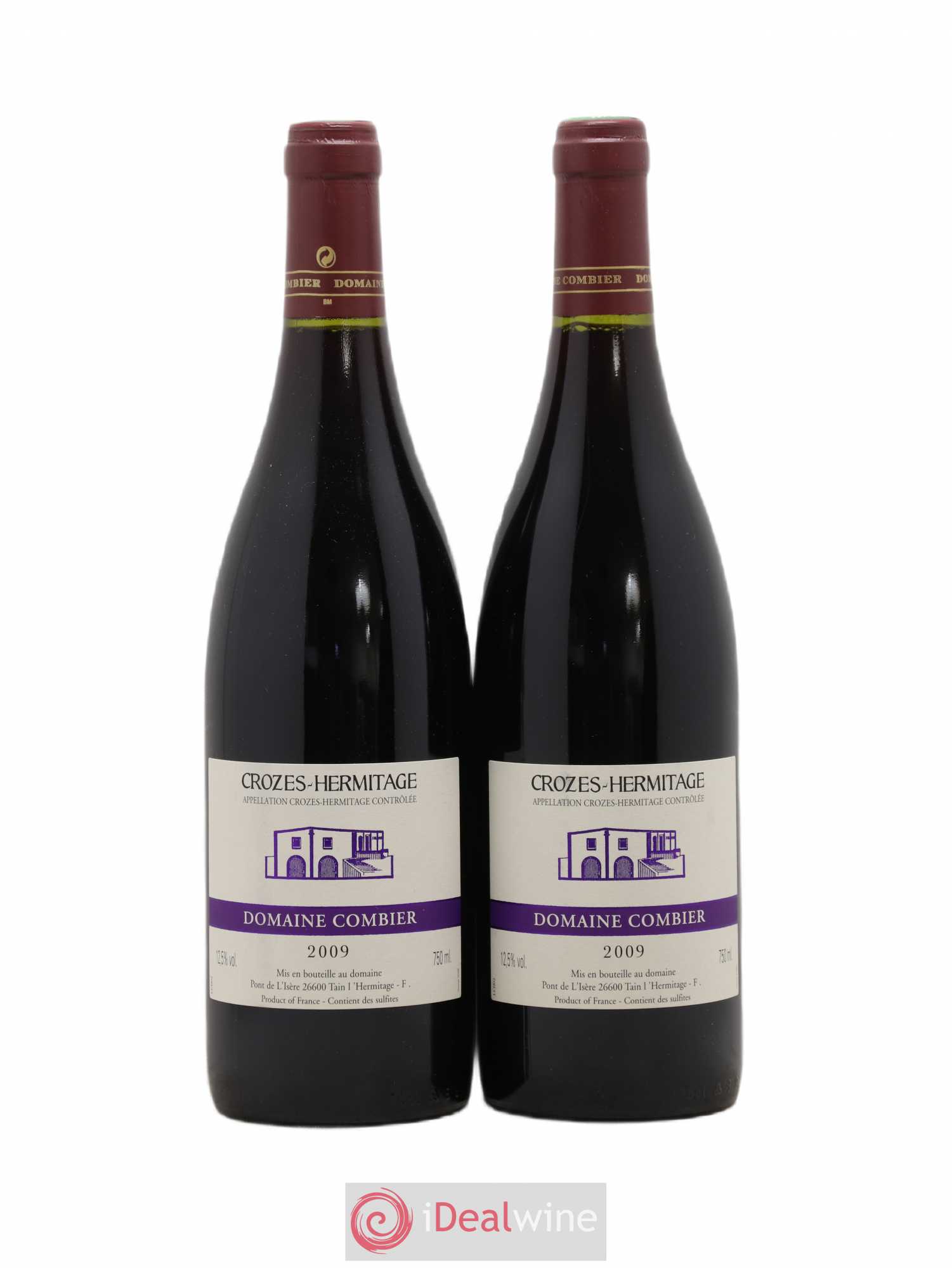 Crozes-Hermitage Combier 2009 - Lot de 2 bouteilles - 0