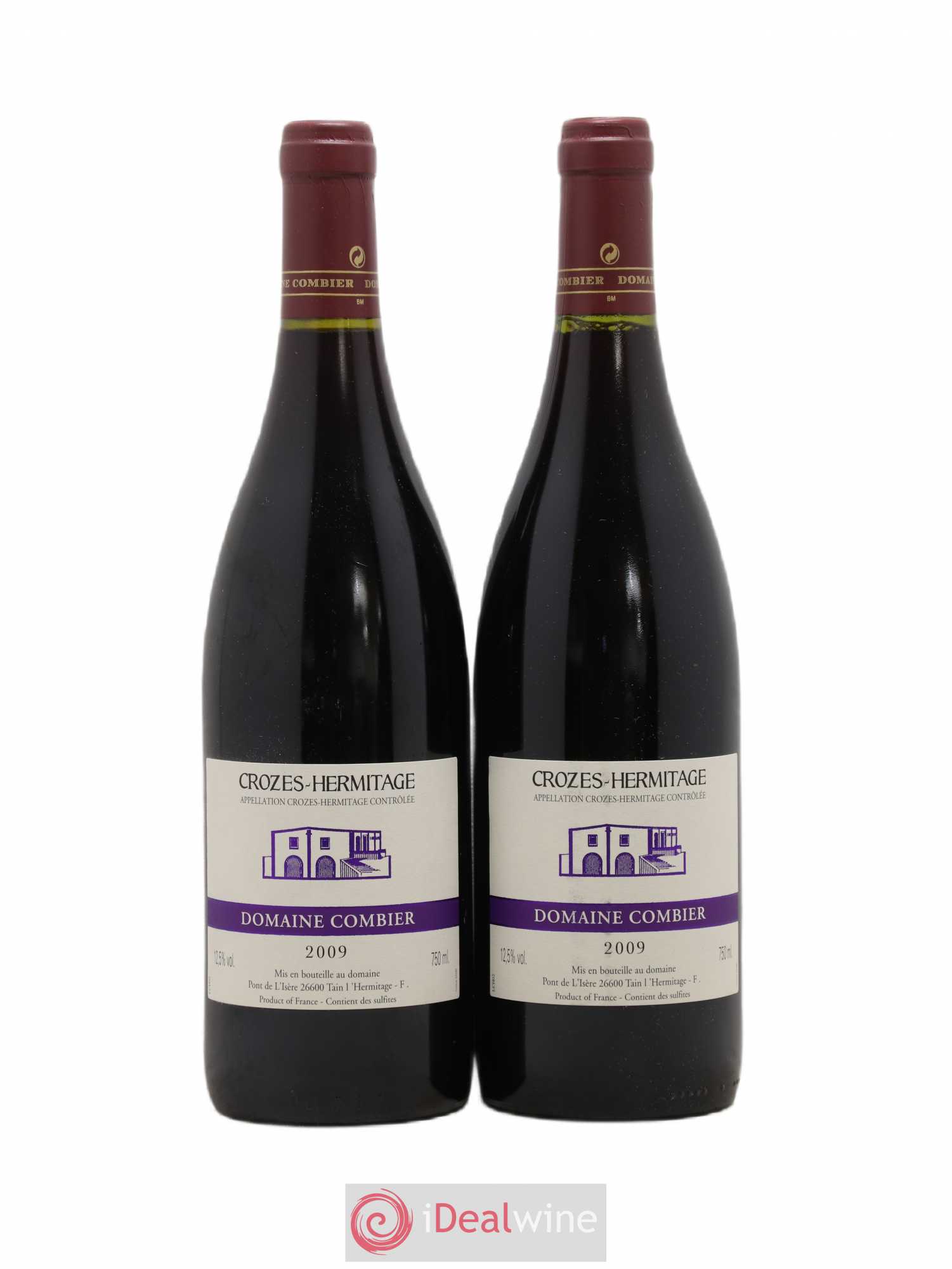 Crozes-Hermitage Combier 2009 - Lot de 2 bouteilles - 0