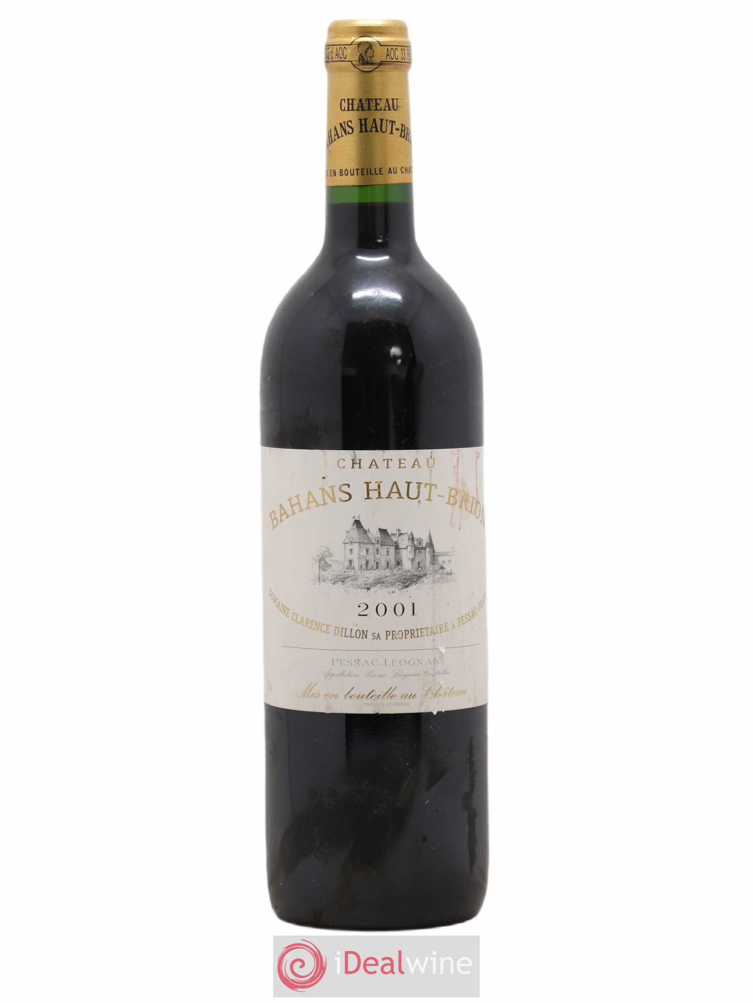 Clarence (Bahans) de Haut-Brion Second Vin 2001 - Lot de 1 bouteille - 0
