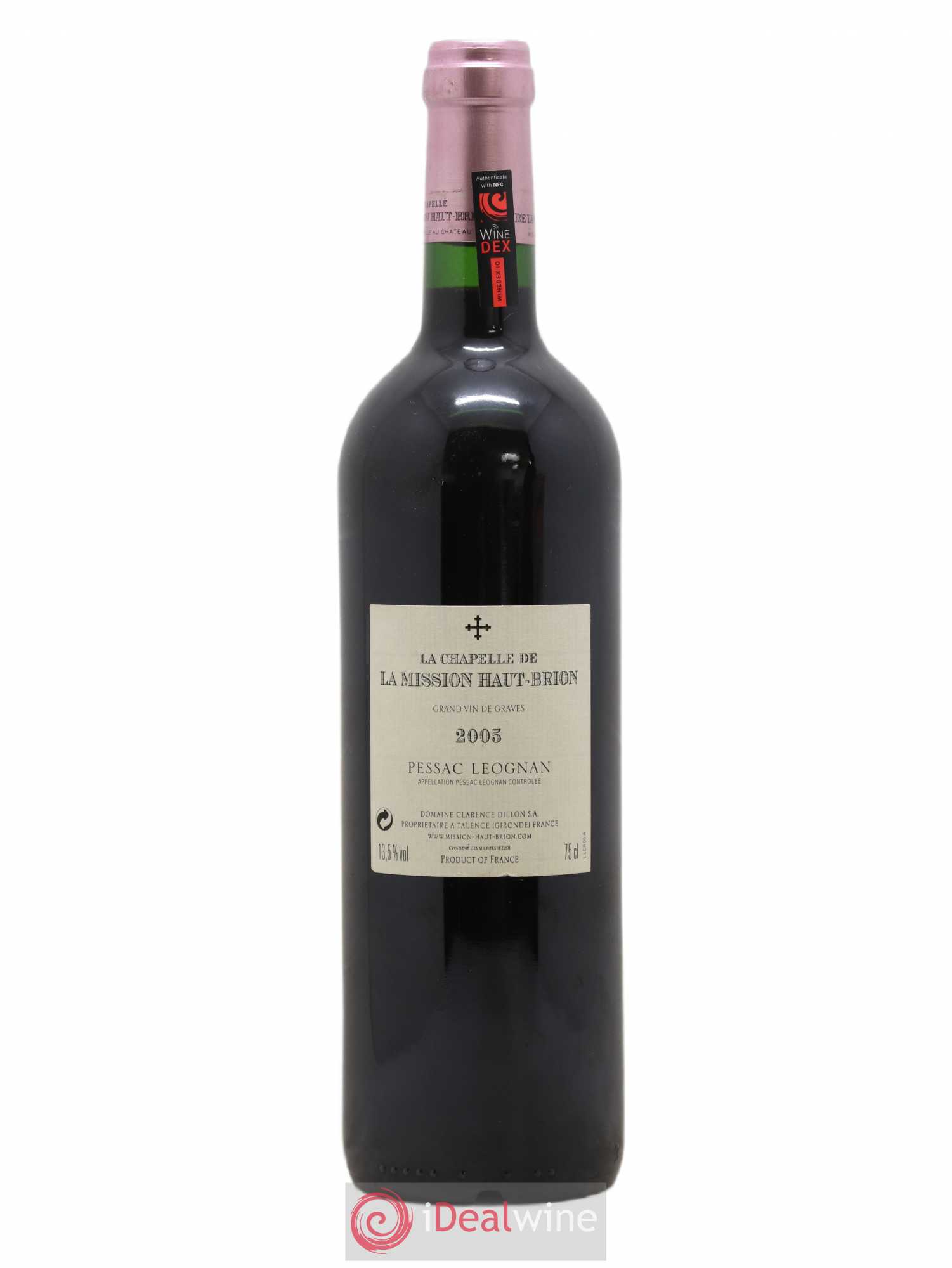 La Chapelle de La Mission Haut-Brion Second Vin 2005 - Lot de 1 bouteille - 1