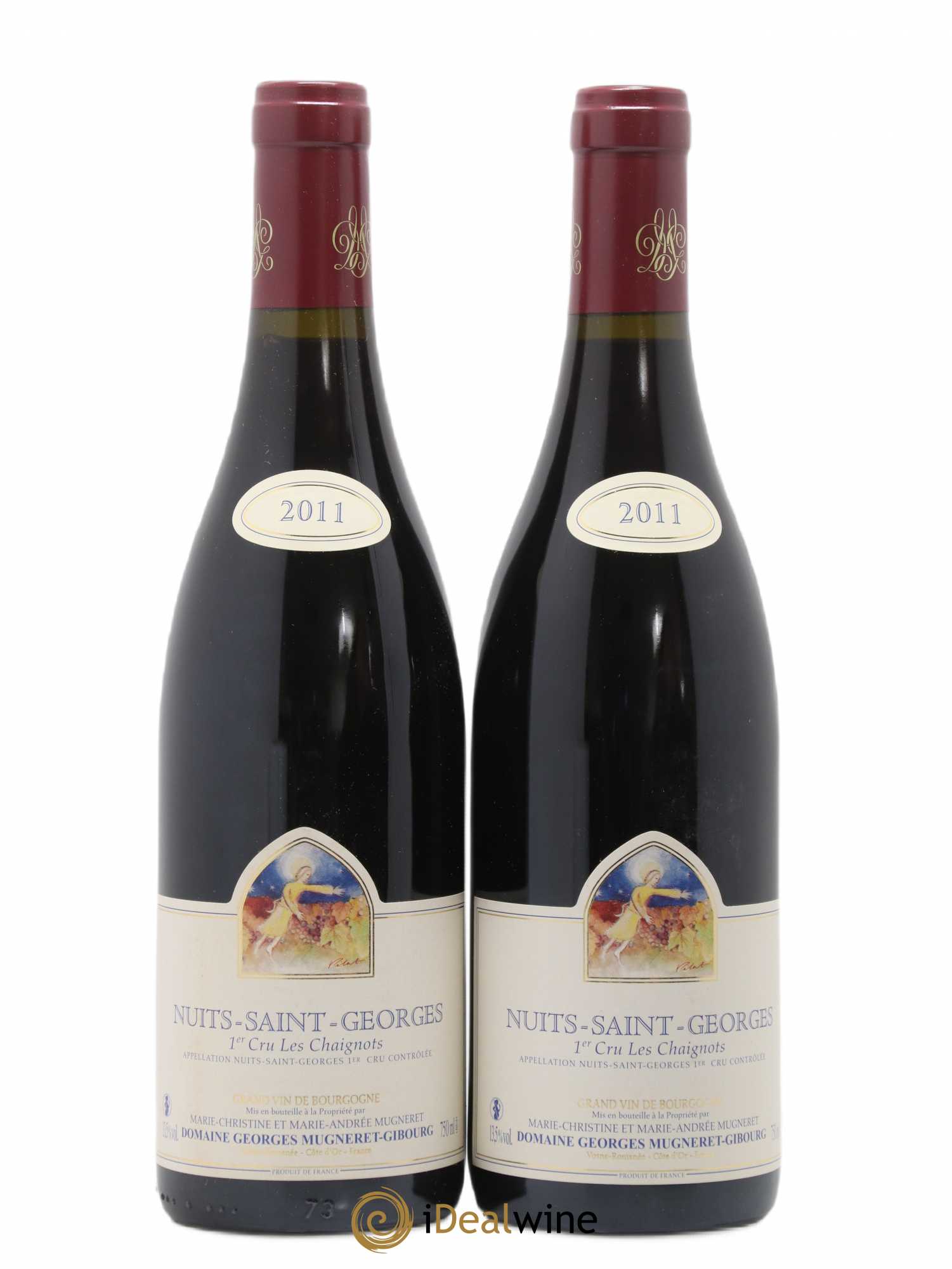 Nuits-Saint-Georges 1er Cru Les Chaignots Mugneret-Gibourg (Domaine) 2011 - Lot de 2 bouteilles - 0