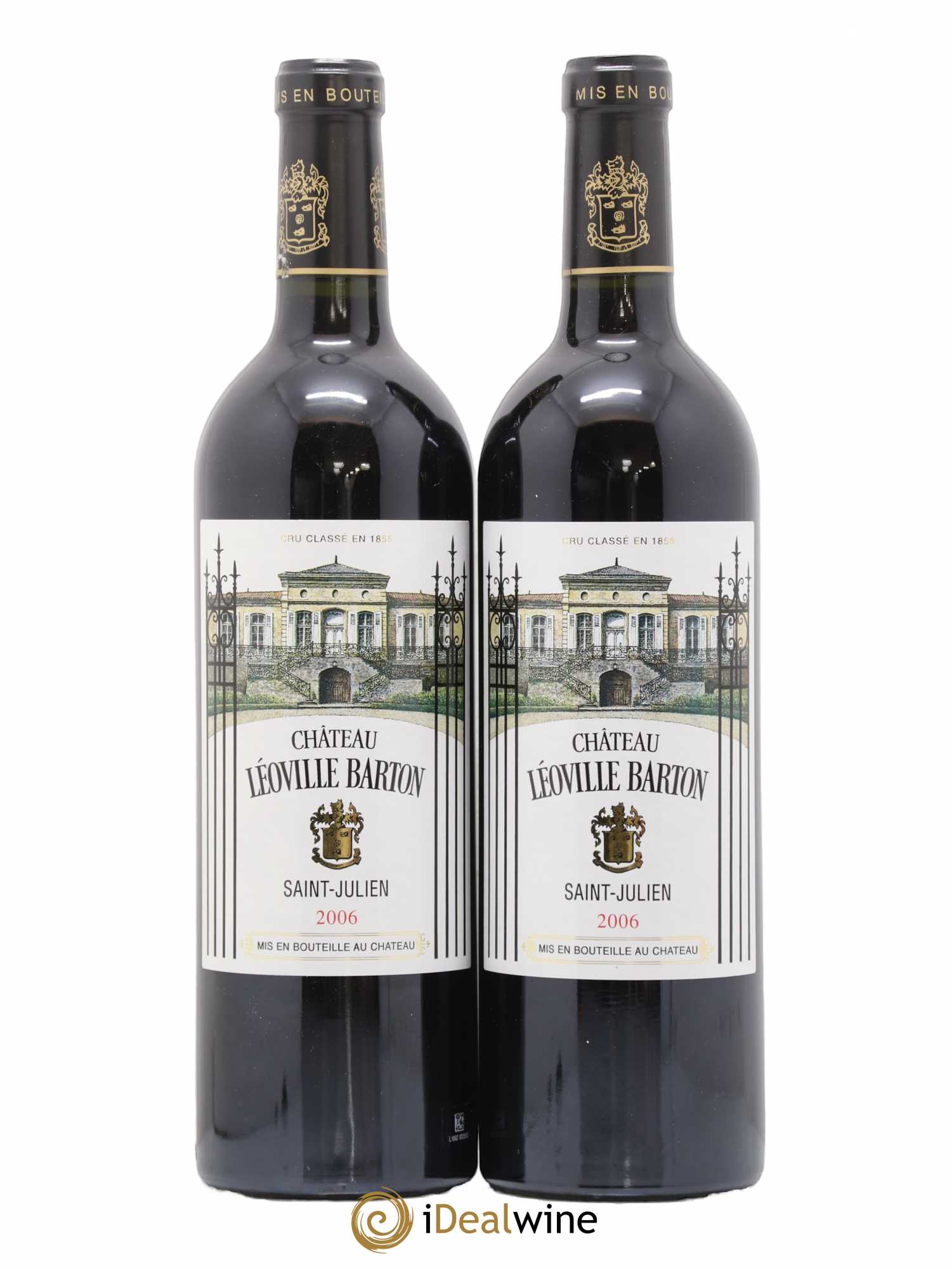Château Léoville Barton 2ème Grand Cru Classé 2006 - Lot de 2 bouteilles - 0