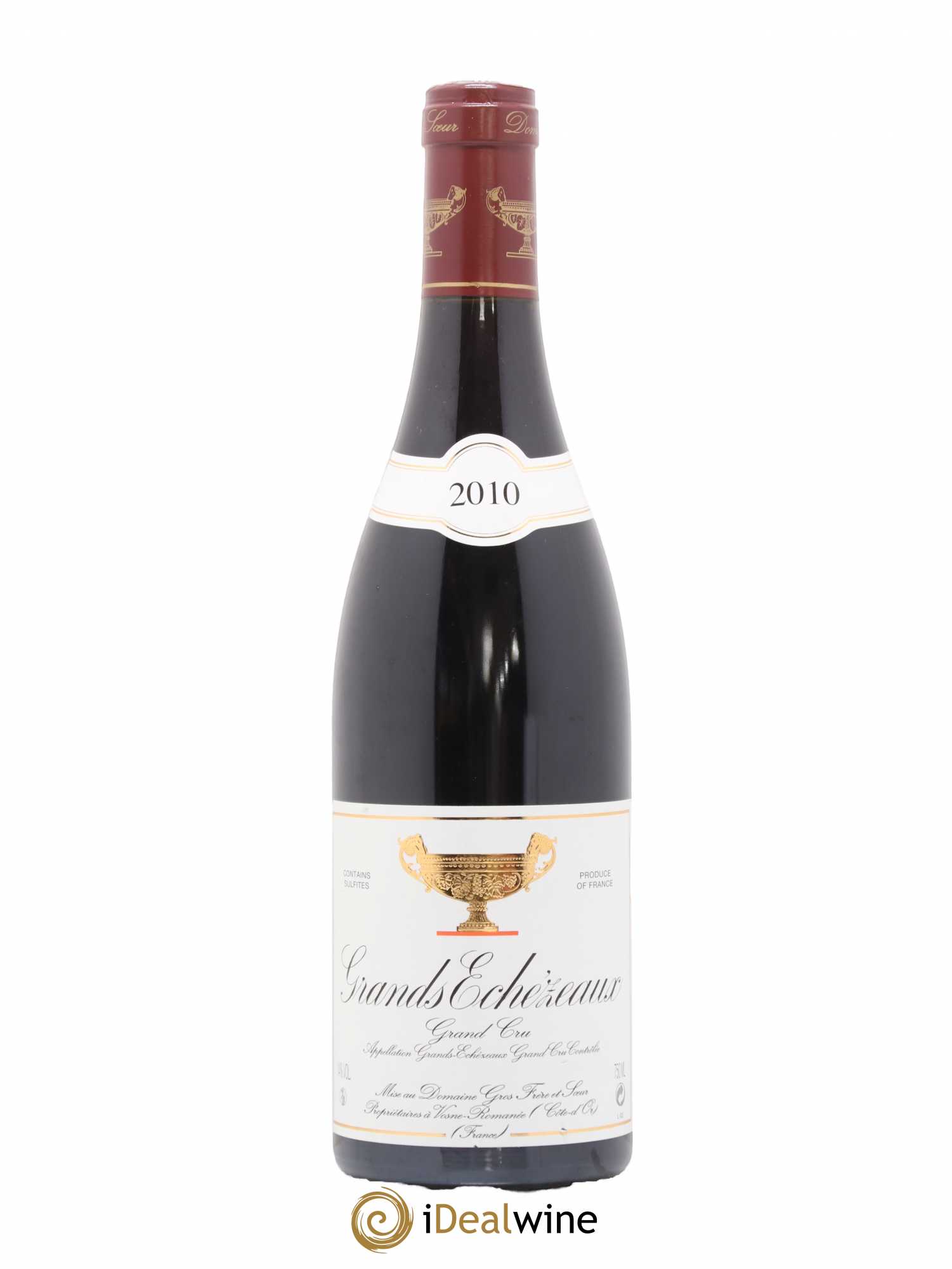 Grands-Echezeaux Grand Cru Gros Frère & Soeur 2010 - Lot de 1 bouteille - 0