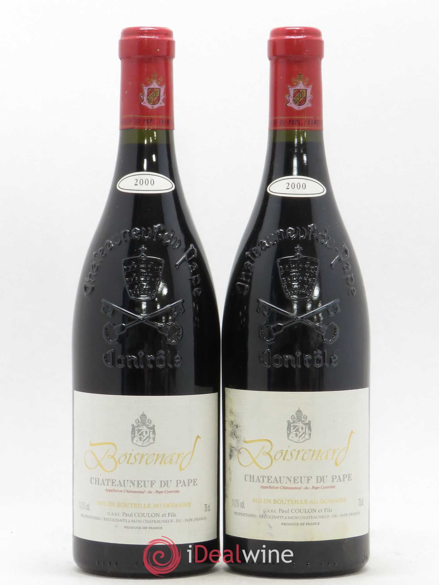 Châteauneuf-du-Pape Cuvée Boisrenard Beaurenard (Domaine de) 2000 - Lot de 2 bouteilles - 0