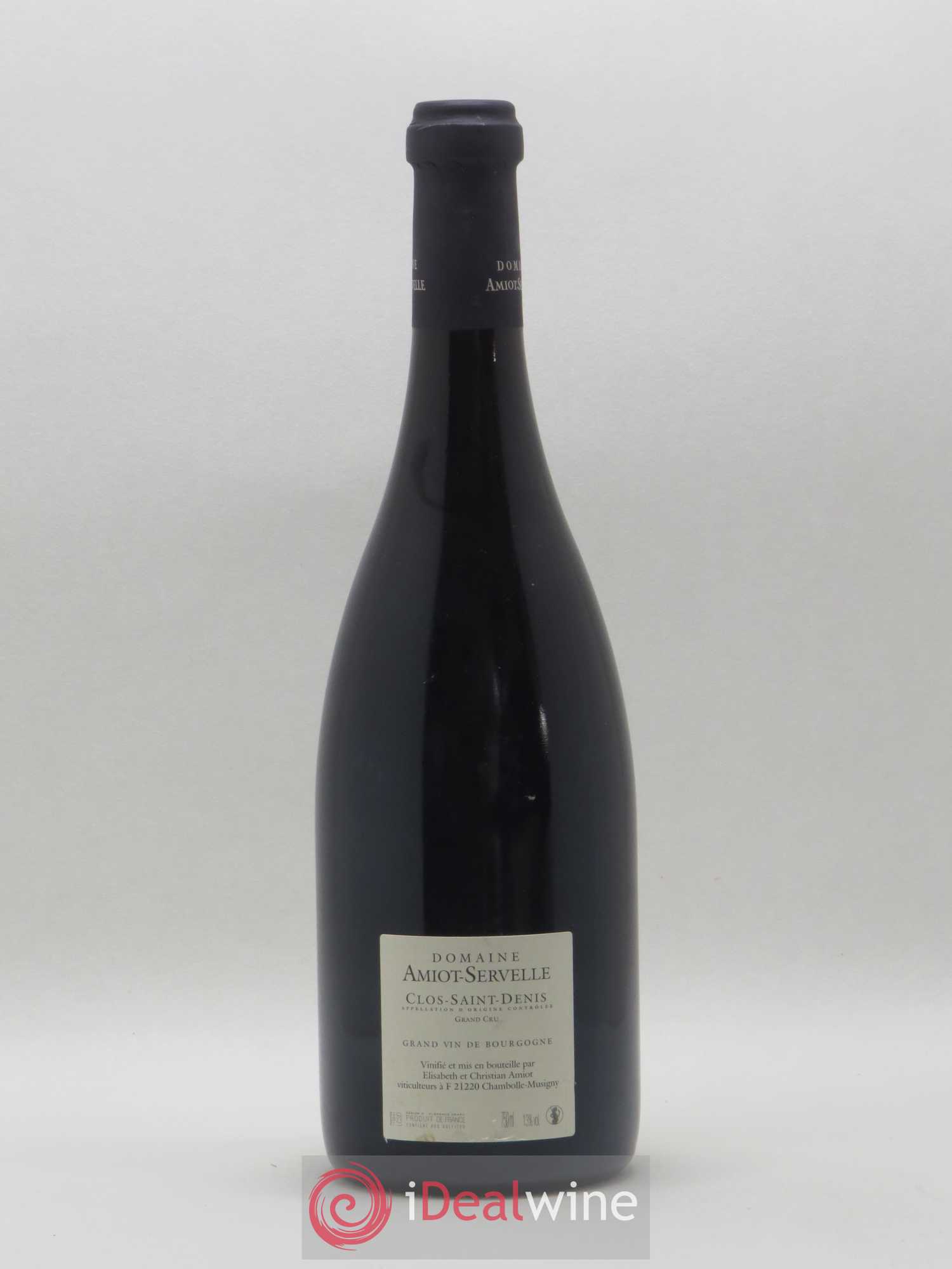 Clos Saint-Denis Grand Cru Amiot-Servelle 2010 - Lot de 1 bouteille - 1