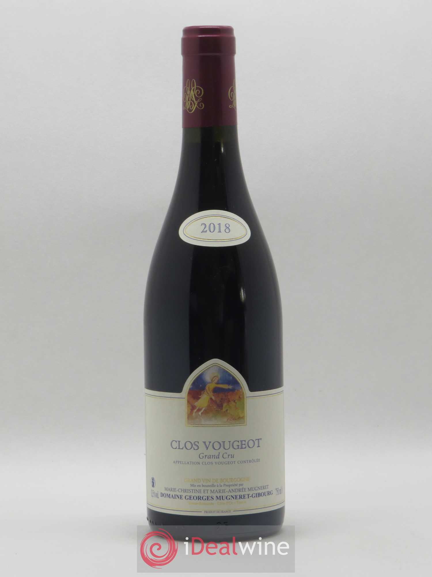 Clos de Vougeot Grand Cru Mugneret-Gibourg (Domaine) 2018 - Lot de 1 bouteille - 0