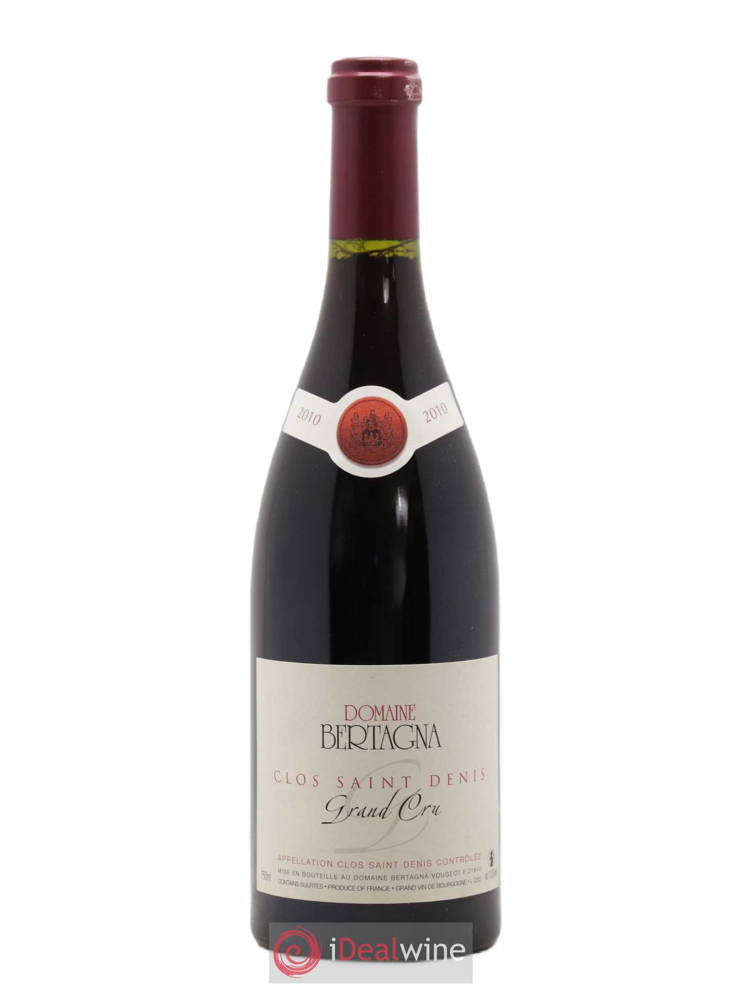 Clos Saint-Denis Grand Cru Bertagna 2010 - Lot de 1 bouteille - 0