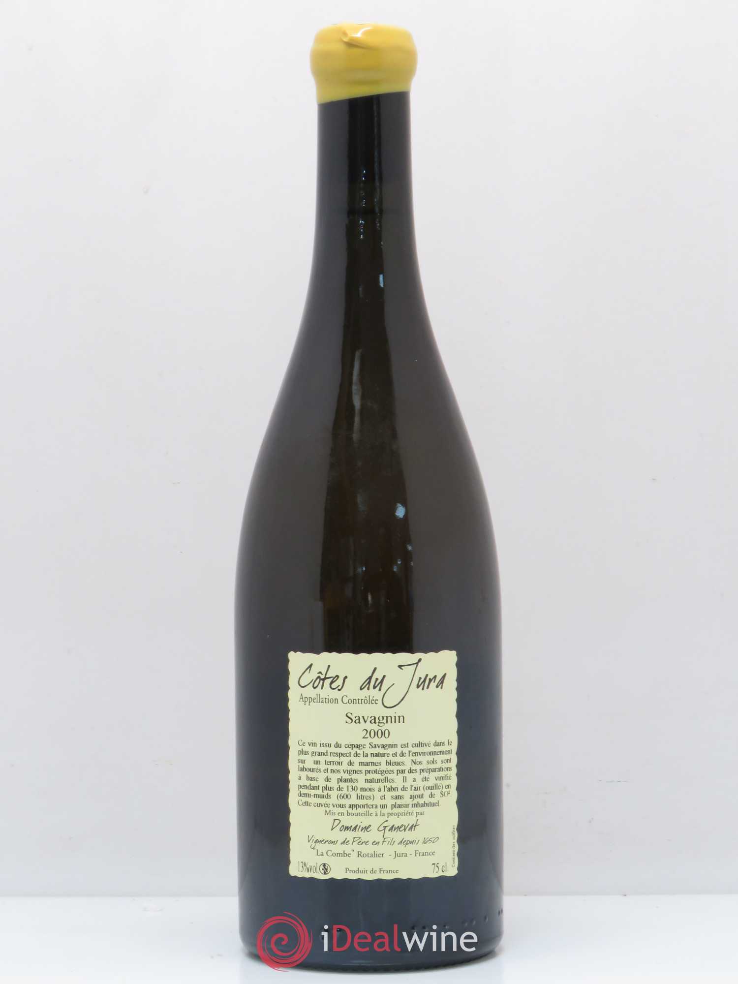Côtes du Jura Les Vignes de mon Père Jean-François Ganevat (Domaine) 2000 - Lot de 1 bouteille - 1