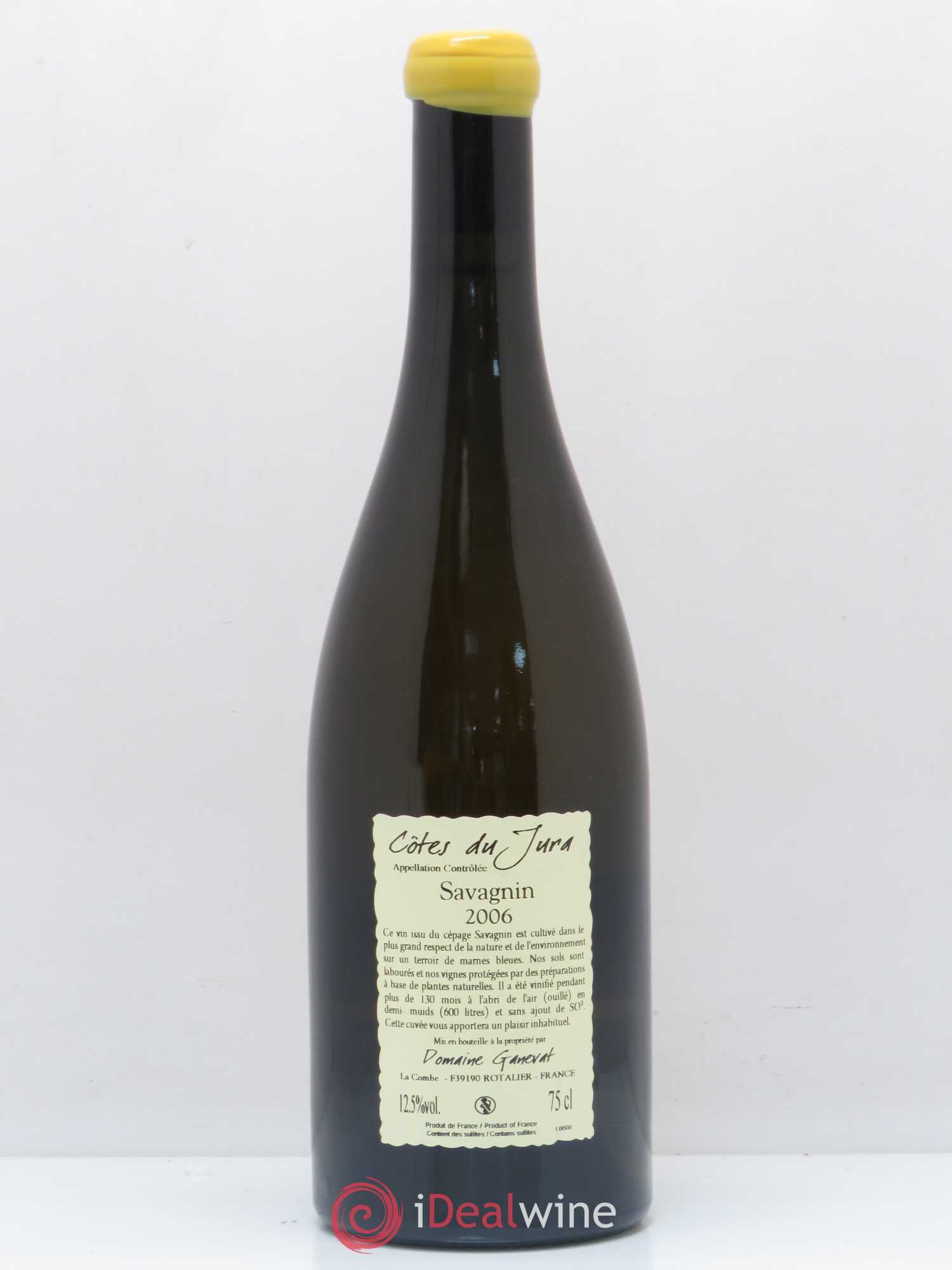 Côtes du Jura Les Vignes de mon Père Jean-François Ganevat (Domaine) 2006 - Lot de 1 bouteille - 1
