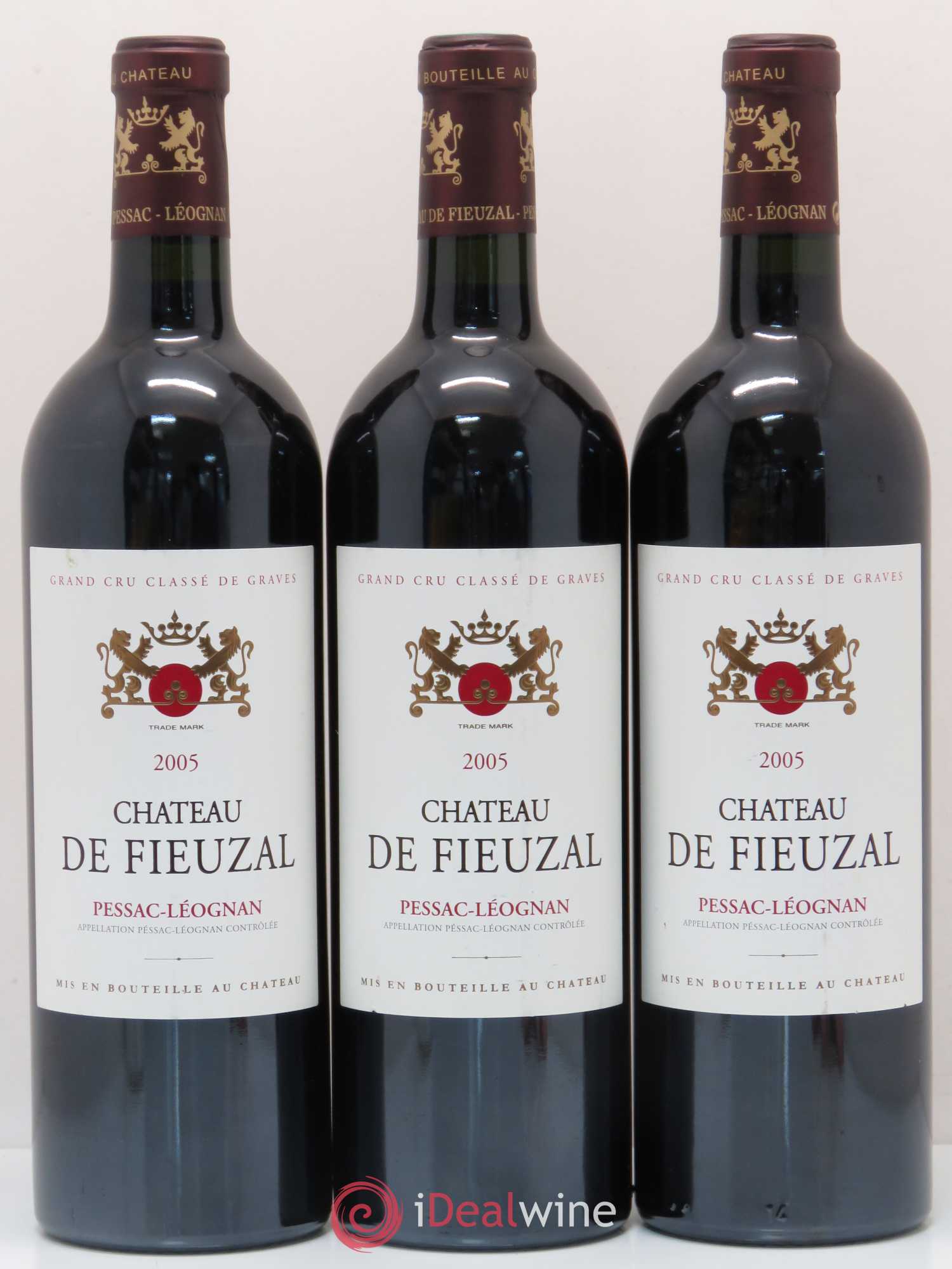 Château de Fieuzal Cru Classé de Graves 2005 - Lot de 3 bouteilles - 0