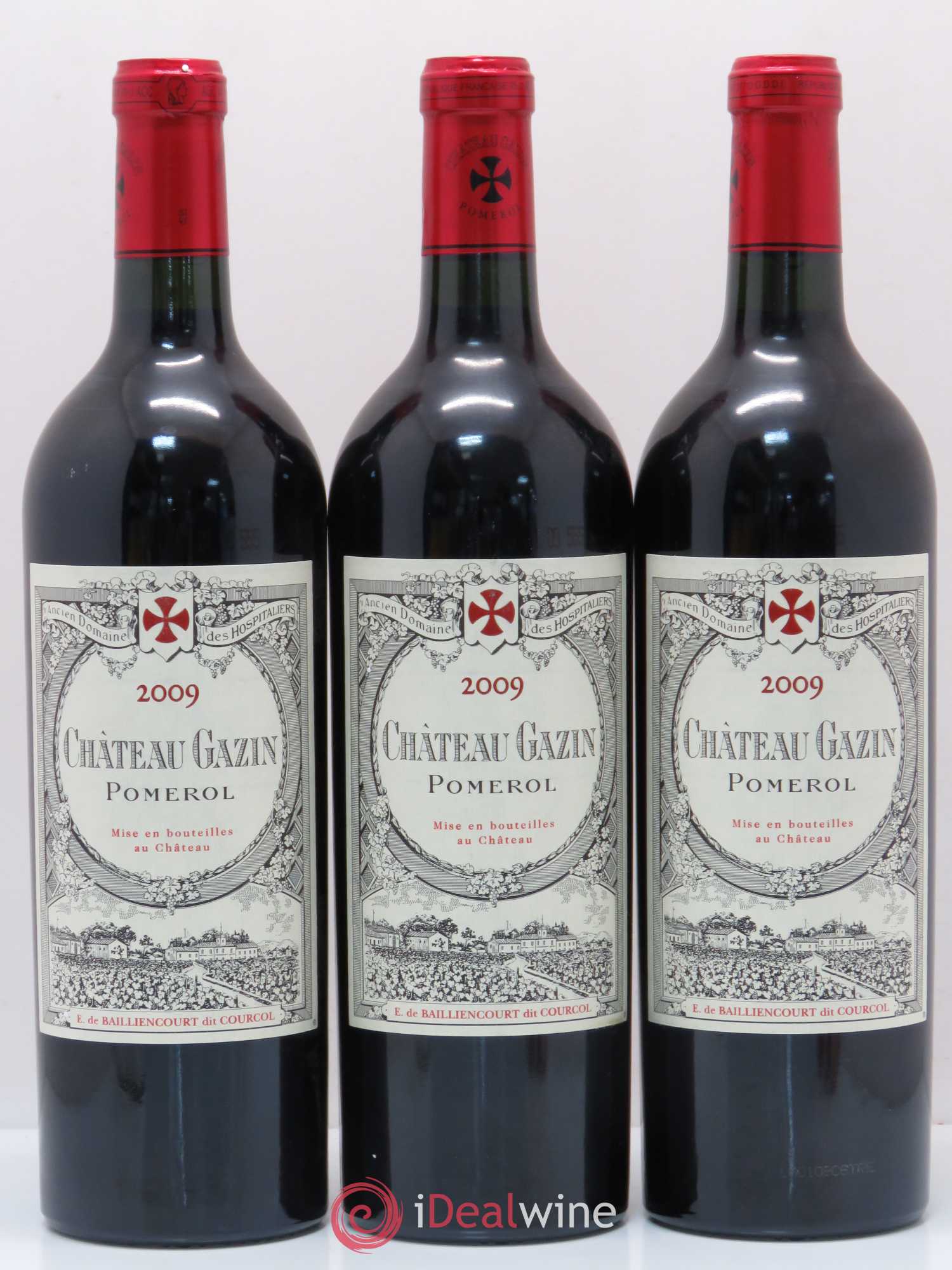 Château Gazin 2009 - Lot de 3 bouteilles - 0