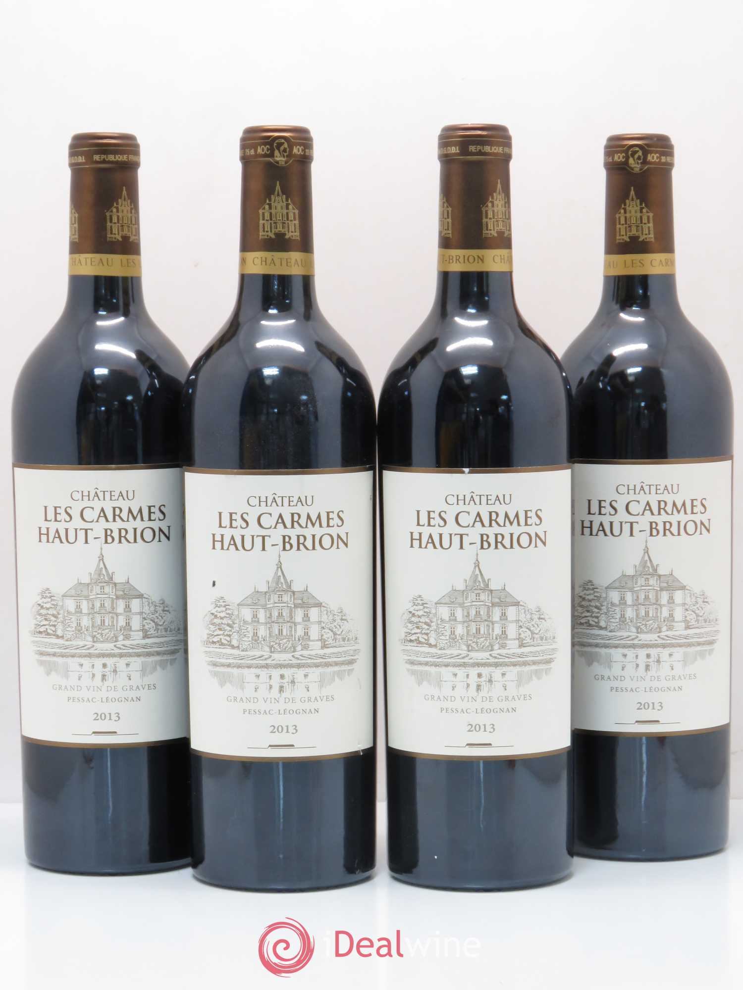 Château Les Carmes Haut-Brion 2013 - Lot de 4 bouteilles - 0