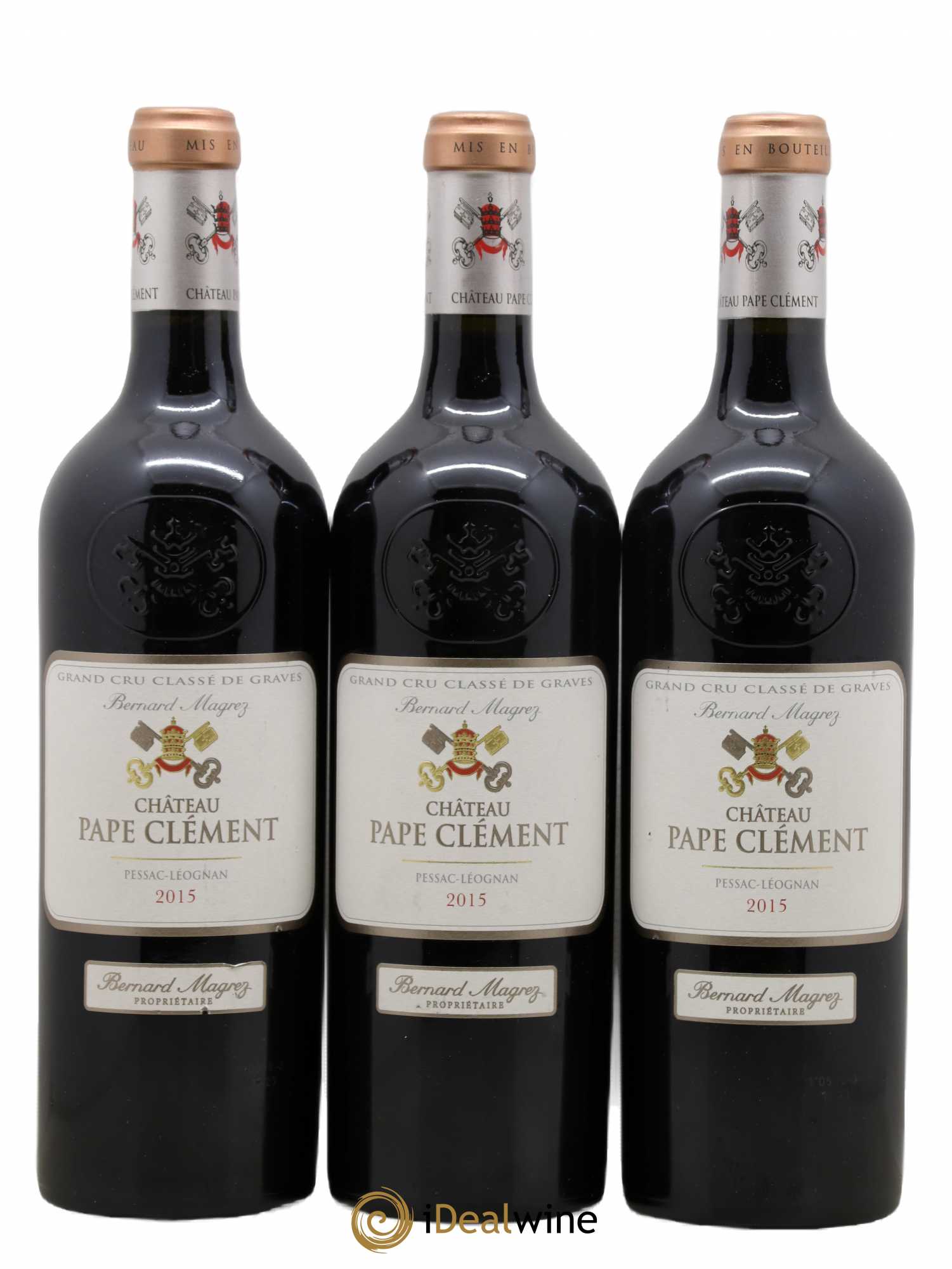 Château Pape Clément Cru Classé de Graves 2015 - Lot de 3 bouteilles - 0