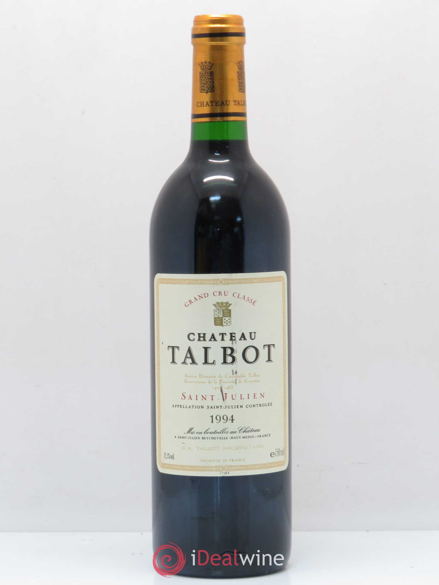 Château Talbot 4ème Grand Cru Classé 1994 - Lot de 1 bouteille - 0