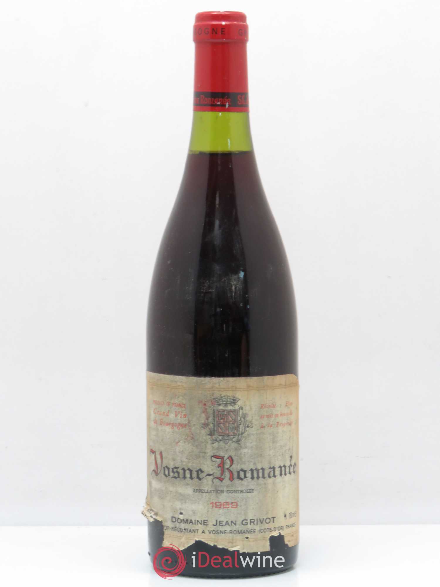 Vosne-Romanée Jean Grivot 1989 - Lot de 1 bouteille - 0