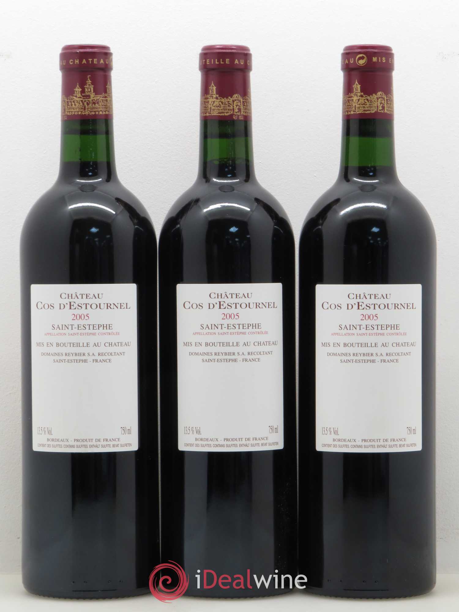 Cos d'Estournel 2ème Grand Cru Classé 2005 - Lot de 12 bouteilles - 6