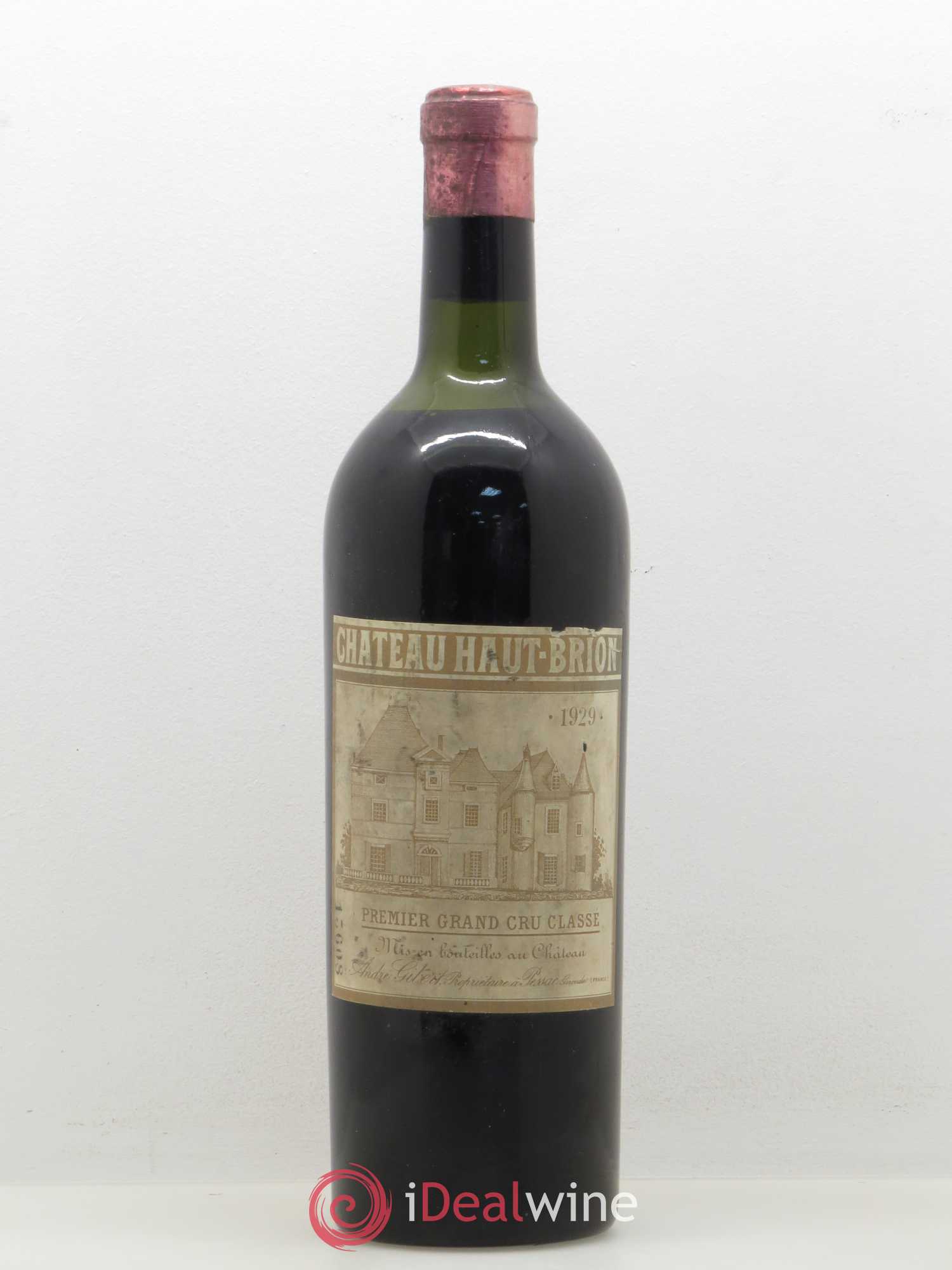 Château Haut Brion 1er Grand Cru Classé 1929 - Lot de 1 bouteille - 0