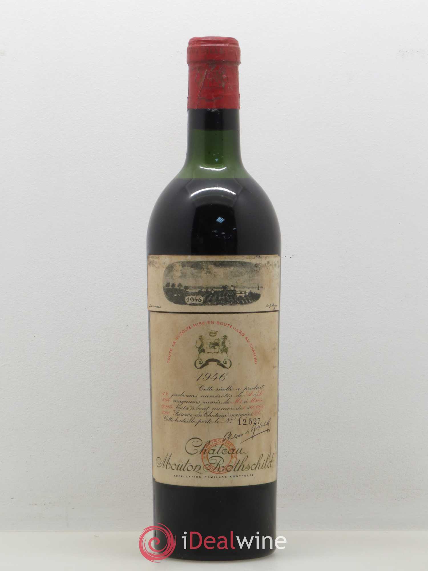 Château Mouton Rothschild 1er Grand Cru Classé 1946 - Lot de 1 bouteille - 0