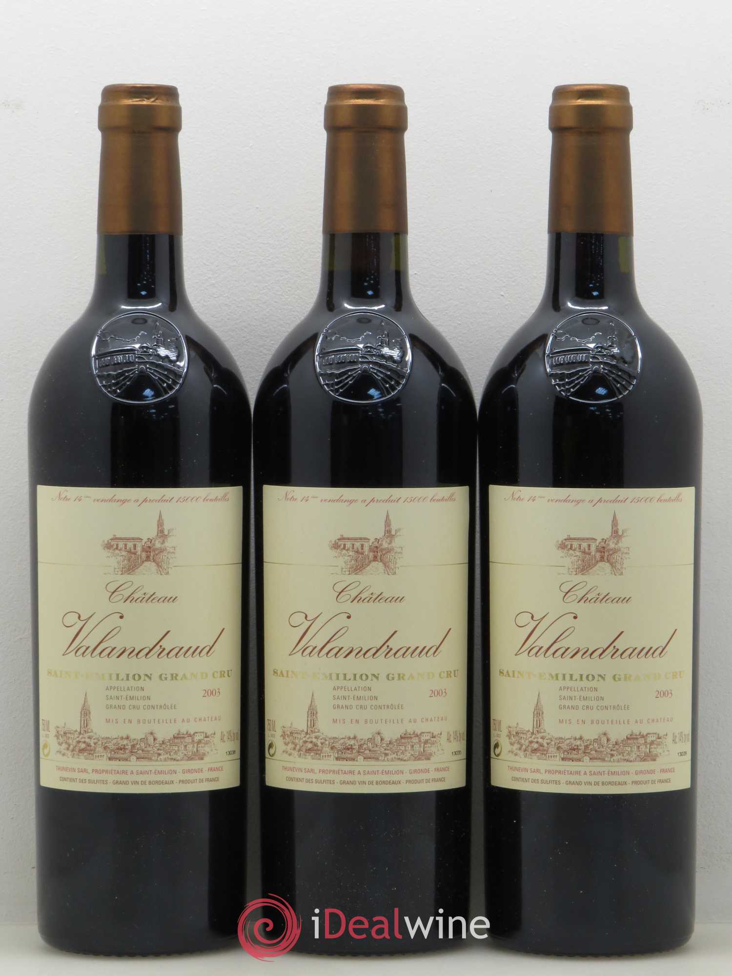 Château de Valandraud 2003 - Lot de 12 bouteilles - 1