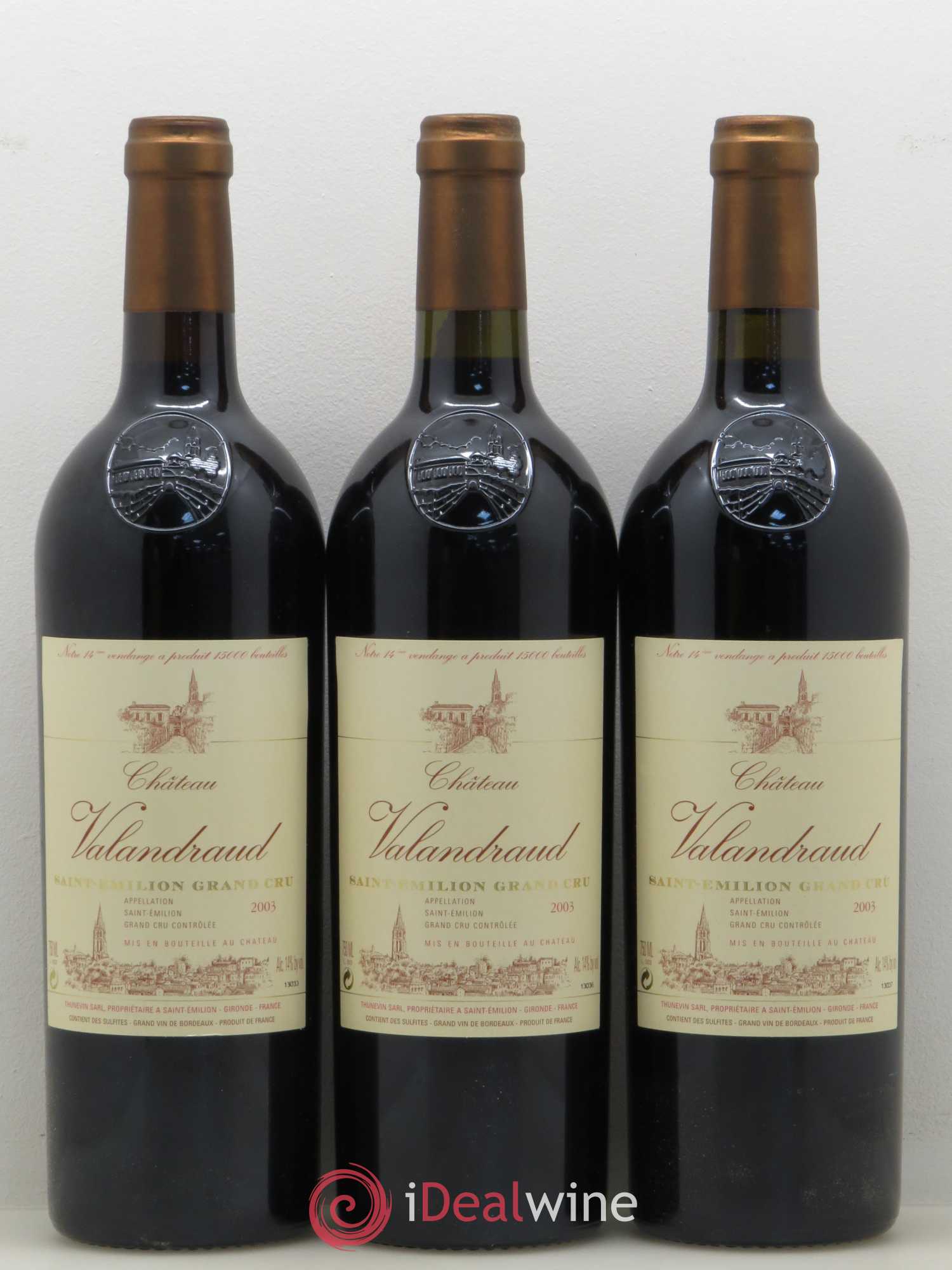 Château de Valandraud 2003 - Lot de 12 bouteilles - 2