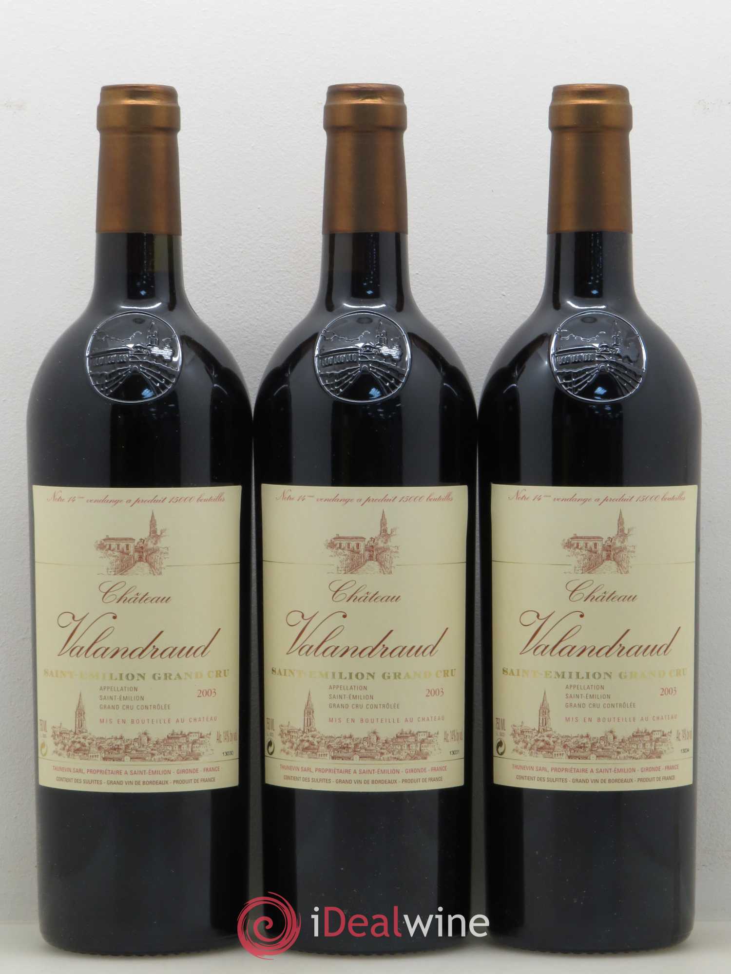 Château de Valandraud 2003 - Lot de 12 bouteilles - 3