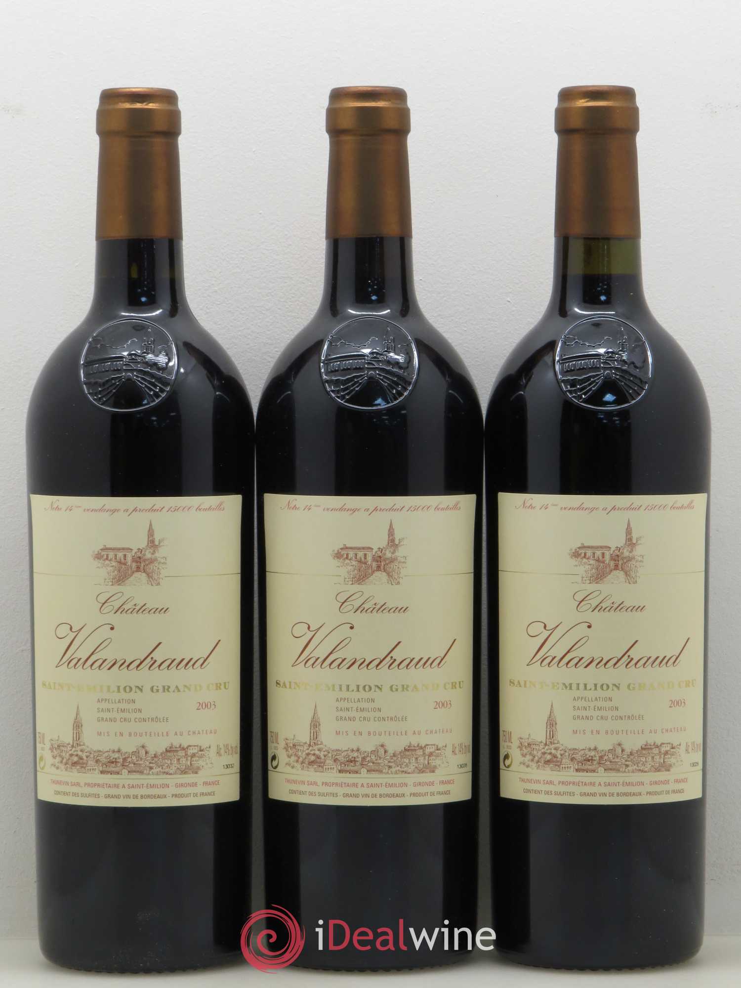 Château de Valandraud 2003 - Lot de 12 bouteilles - 4
