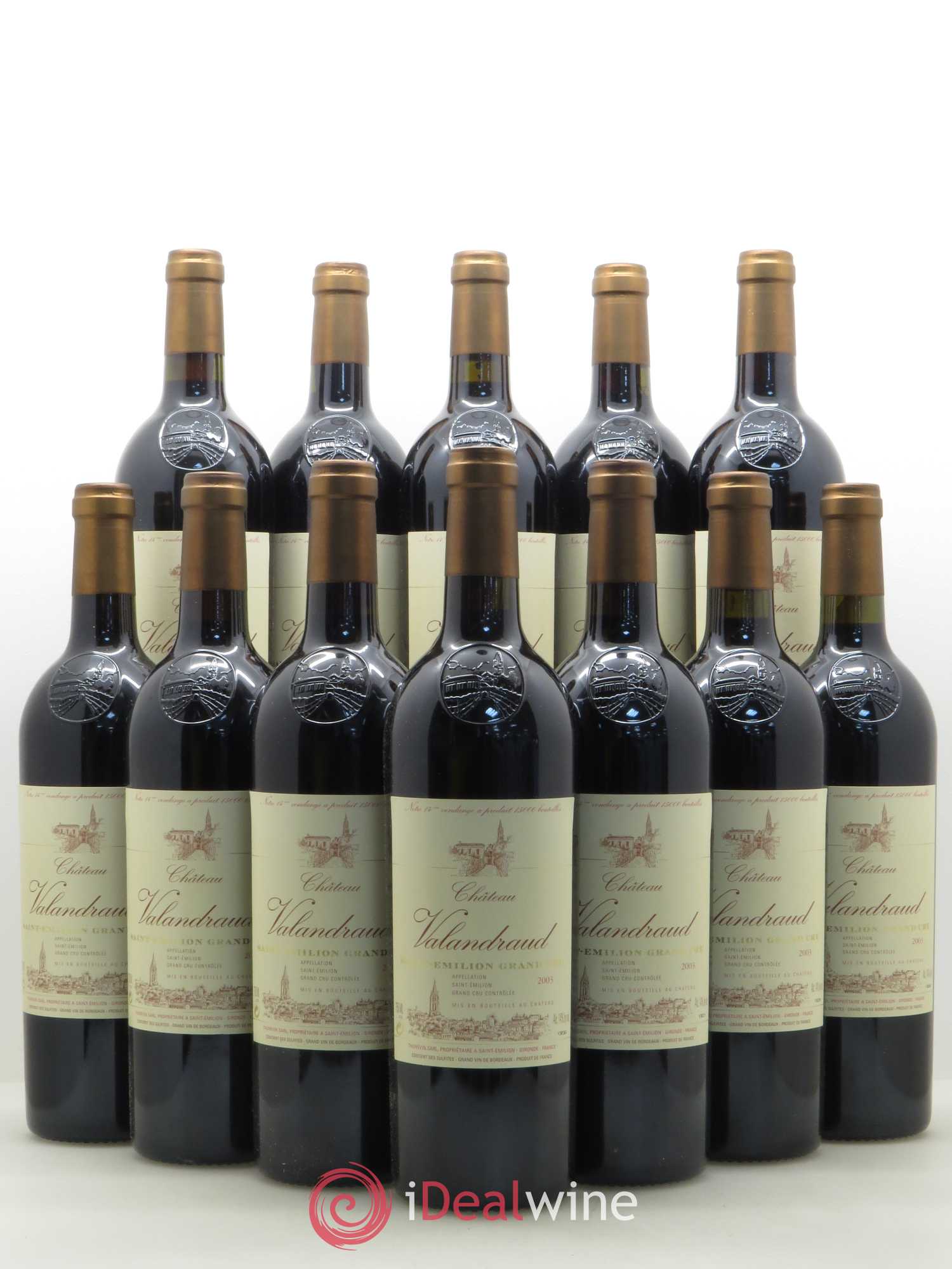 Château de Valandraud 2003 - Lot de 12 bouteilles - 0