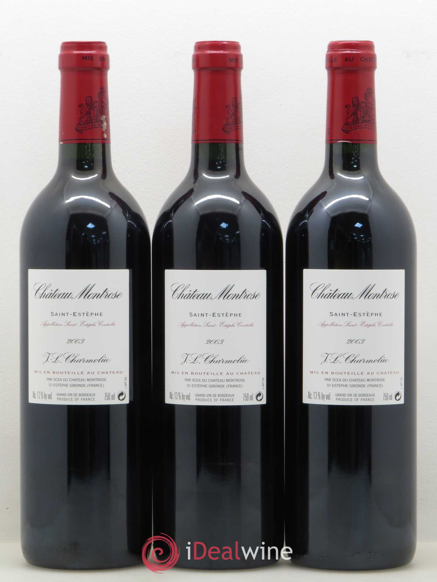 Château Montrose 2ème Grand Cru Classé 2003 - Lot of 12 bottles - 6