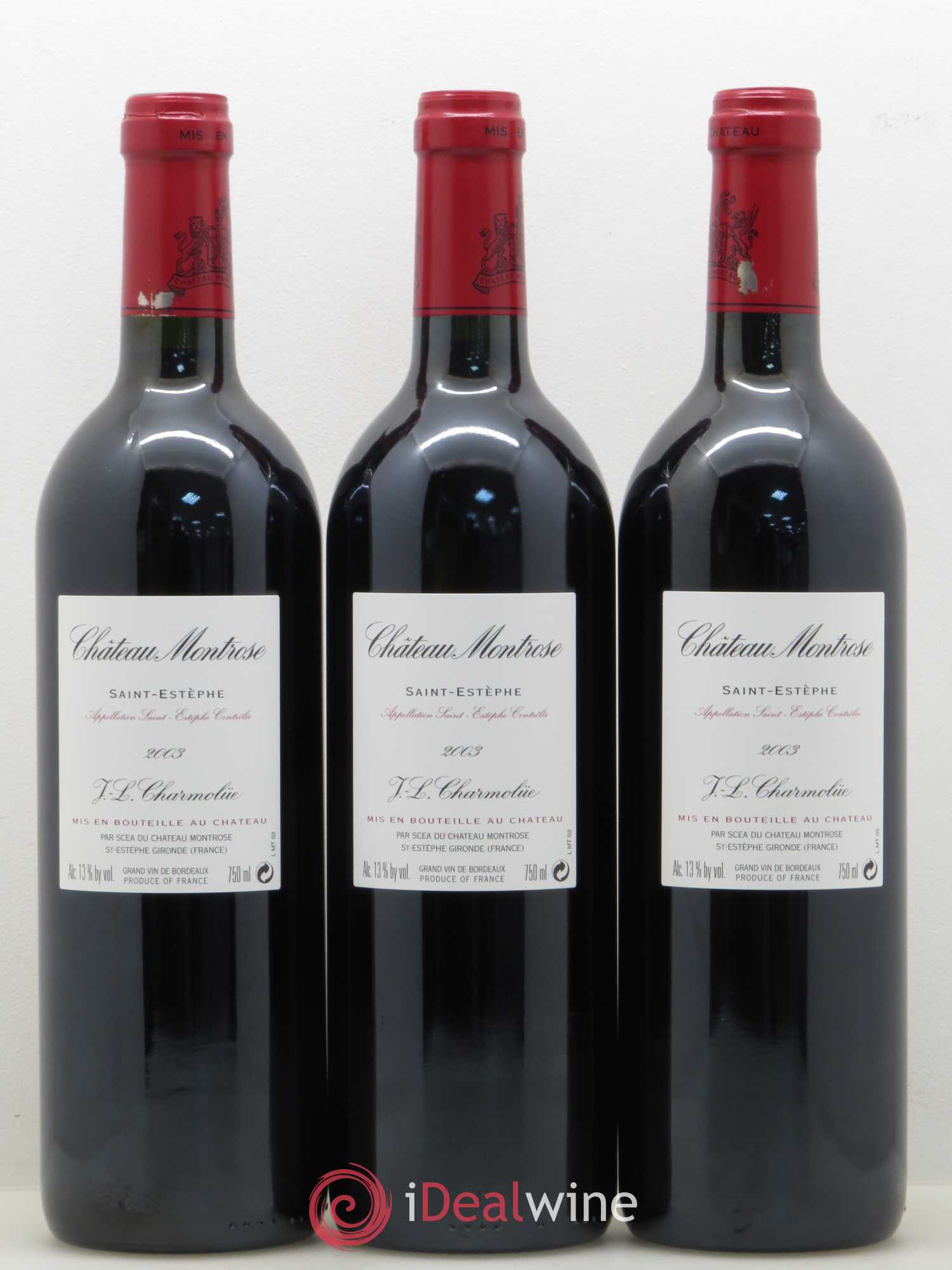 Château Montrose 2ème Grand Cru Classé 2003 - Lot of 12 bottles - 8
