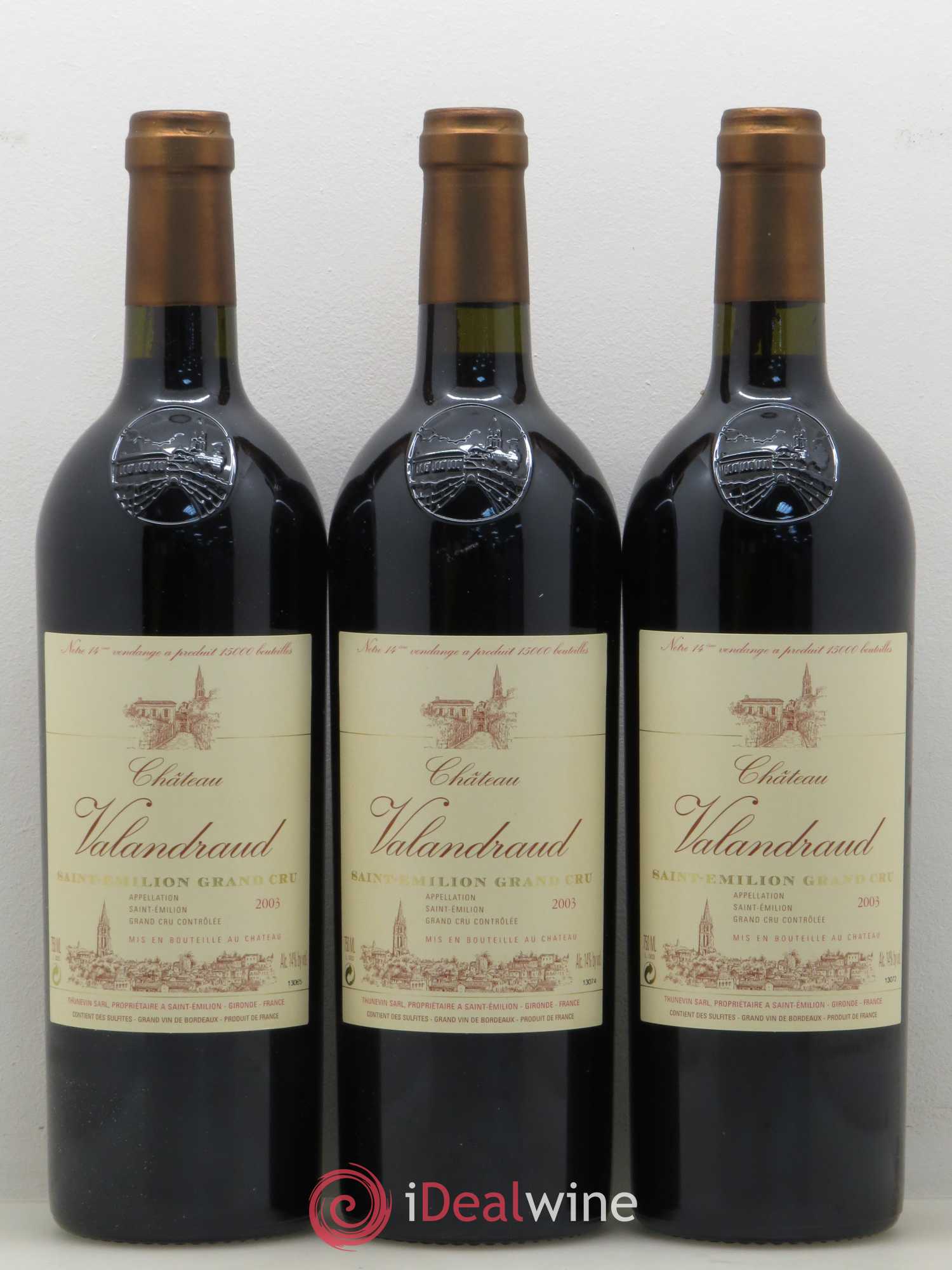 Château de Valandraud 2003 - Lot de 12 bouteilles - 2