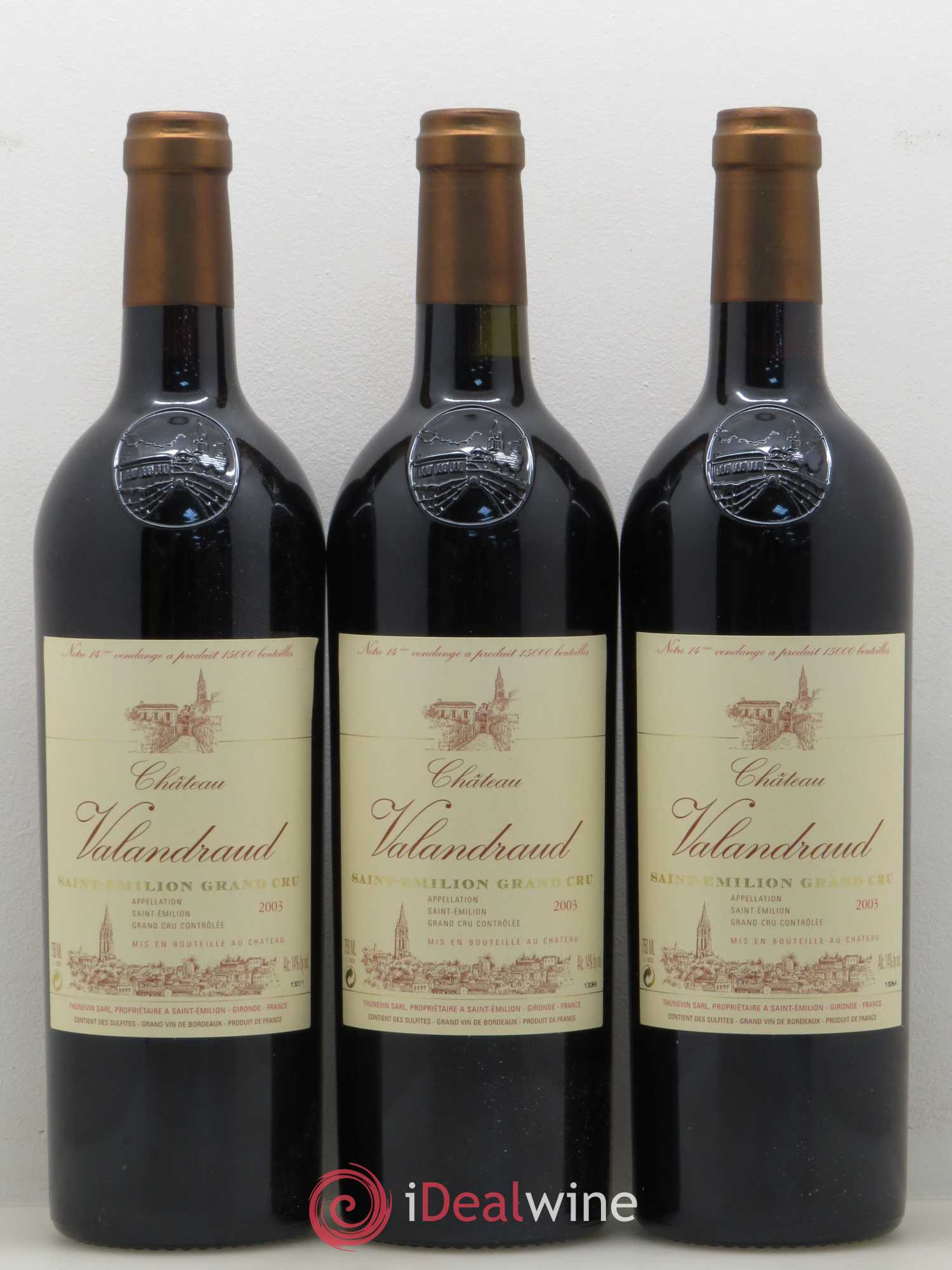 Château de Valandraud 2003 - Lot de 12 bouteilles - 3